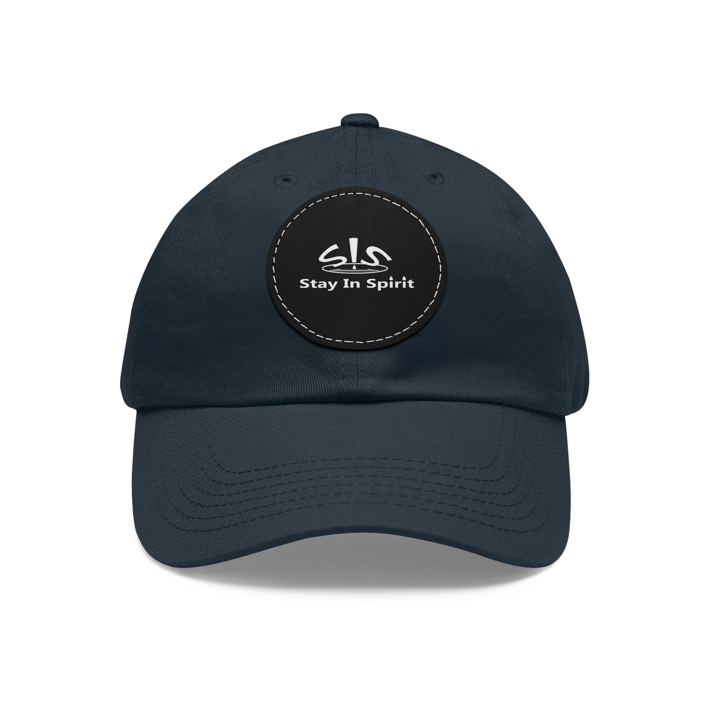 Stay In Spirit Dad Hat with Leather Round Patch