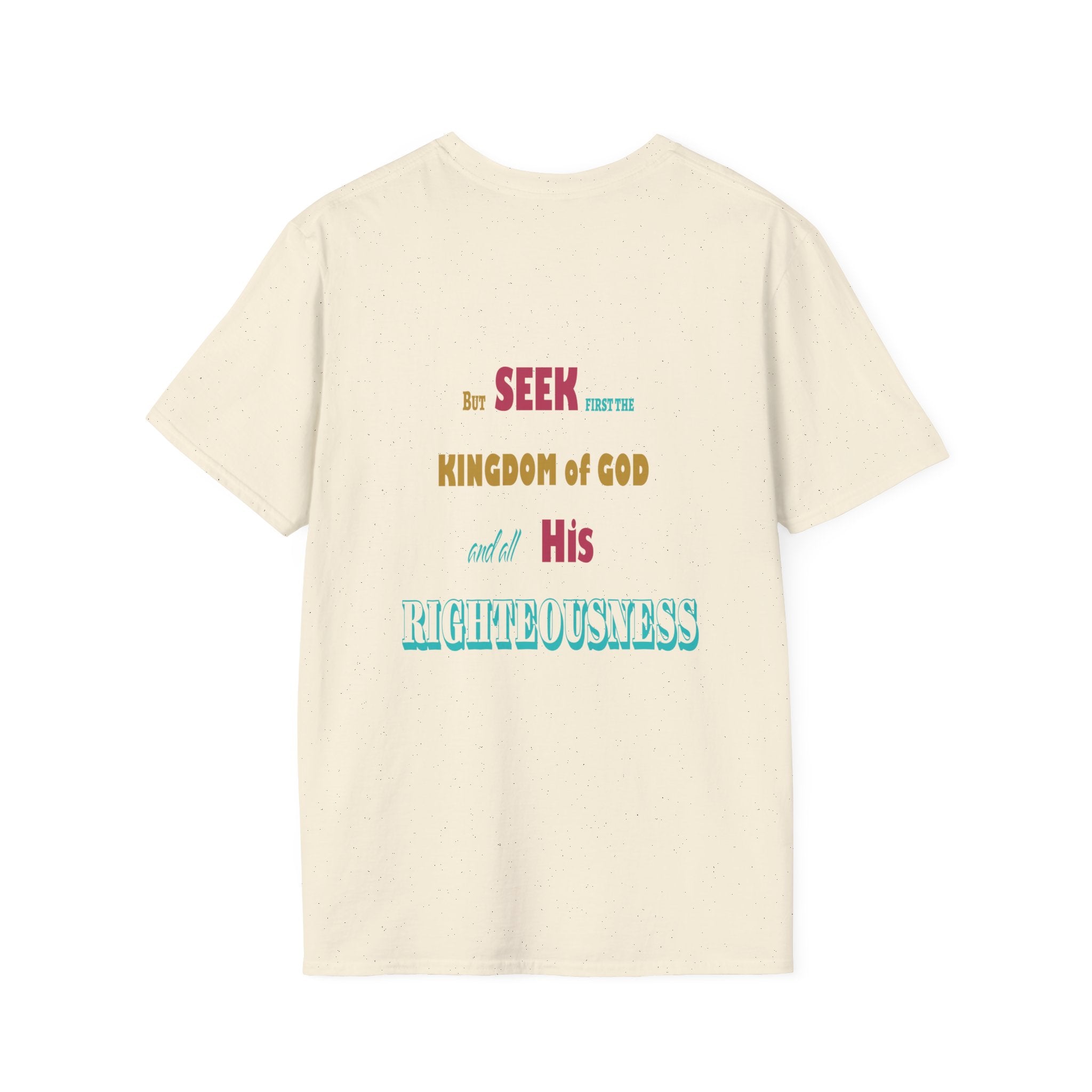 Seek First (Color) Unisex Softstyle T-Shirt