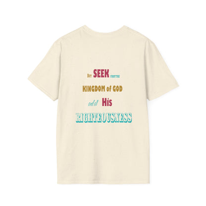 Seek First (Color) Unisex Softstyle T-Shirt