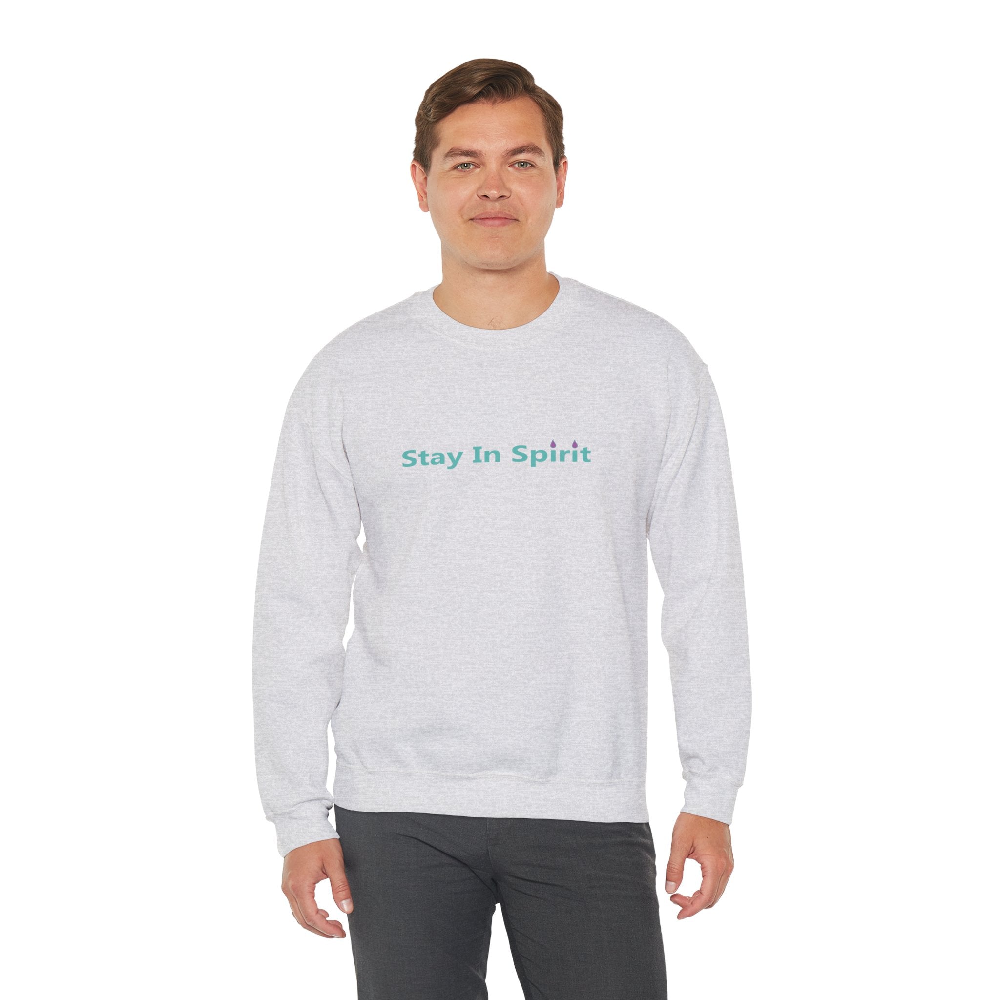 Stay In Spirit Lettered Unisex Heavy Blend™ Crewneck Sweatshirt - Stay In Spirit Shop