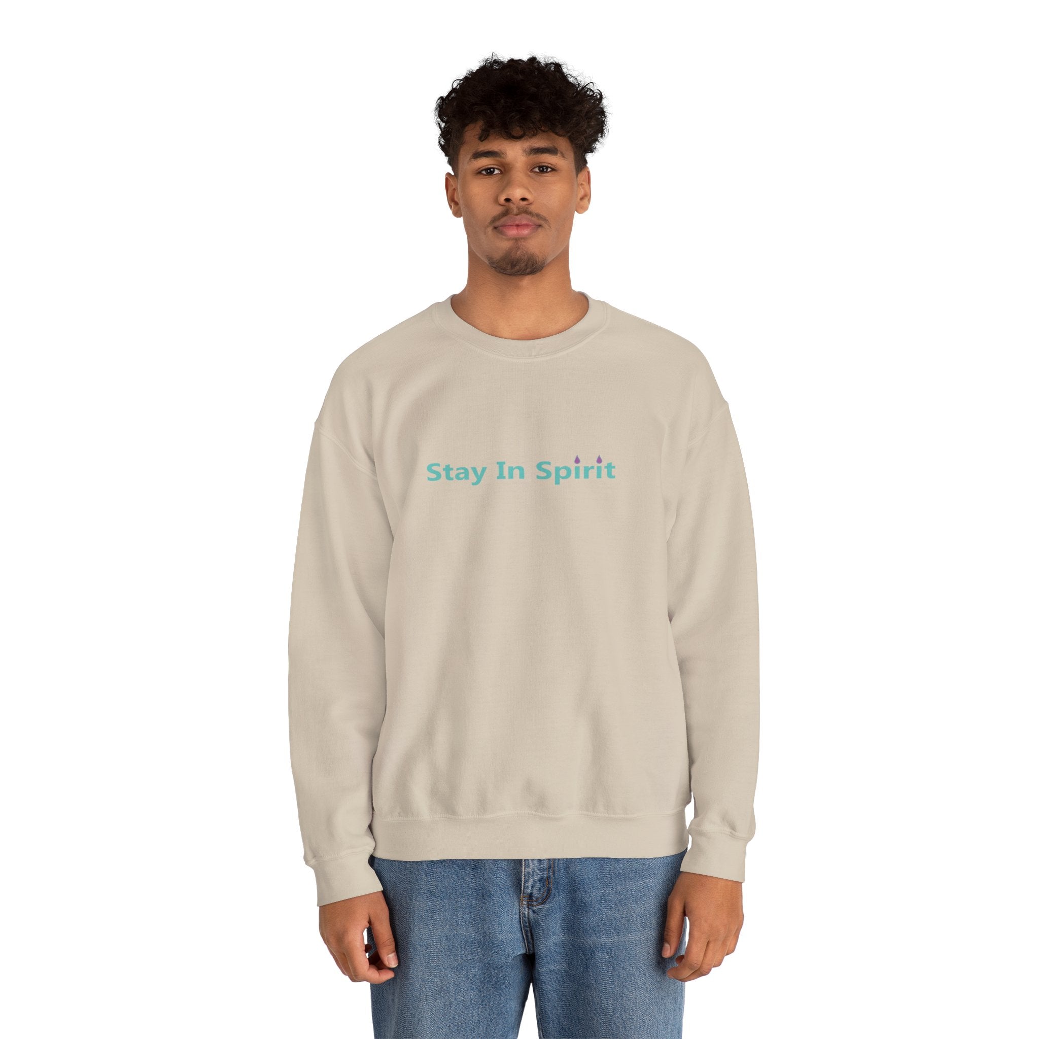 Stay In Spirit Lettered Unisex Heavy Blend™ Crewneck Sweatshirt - Stay In Spirit Shop