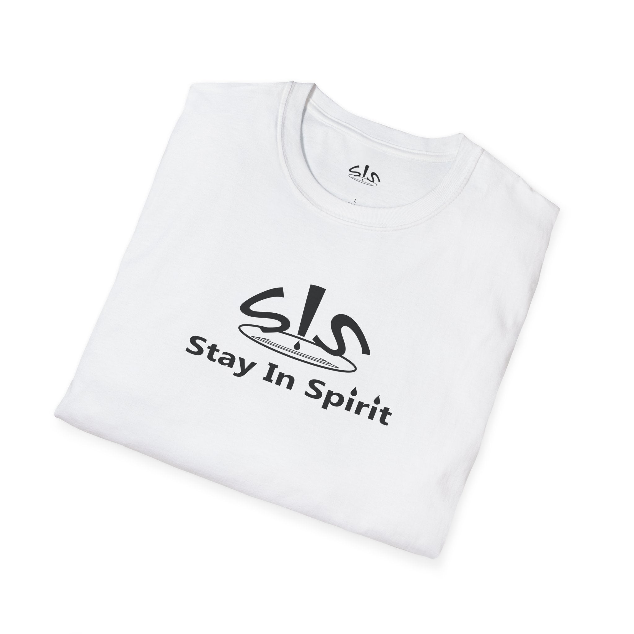 Stay In Spirit Logo (Black) Unisex Softstyle T-Shirt