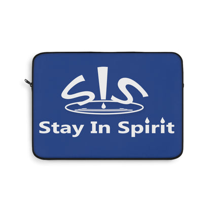 Blue Stay In Spirit Laptop Sleeve - Stay In Spirit Shop