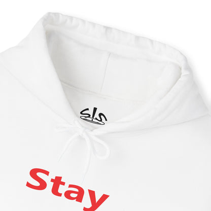 Stay In Spirit Red Lettered Unisex Heavy Blend™ Hooded Sweatshirt