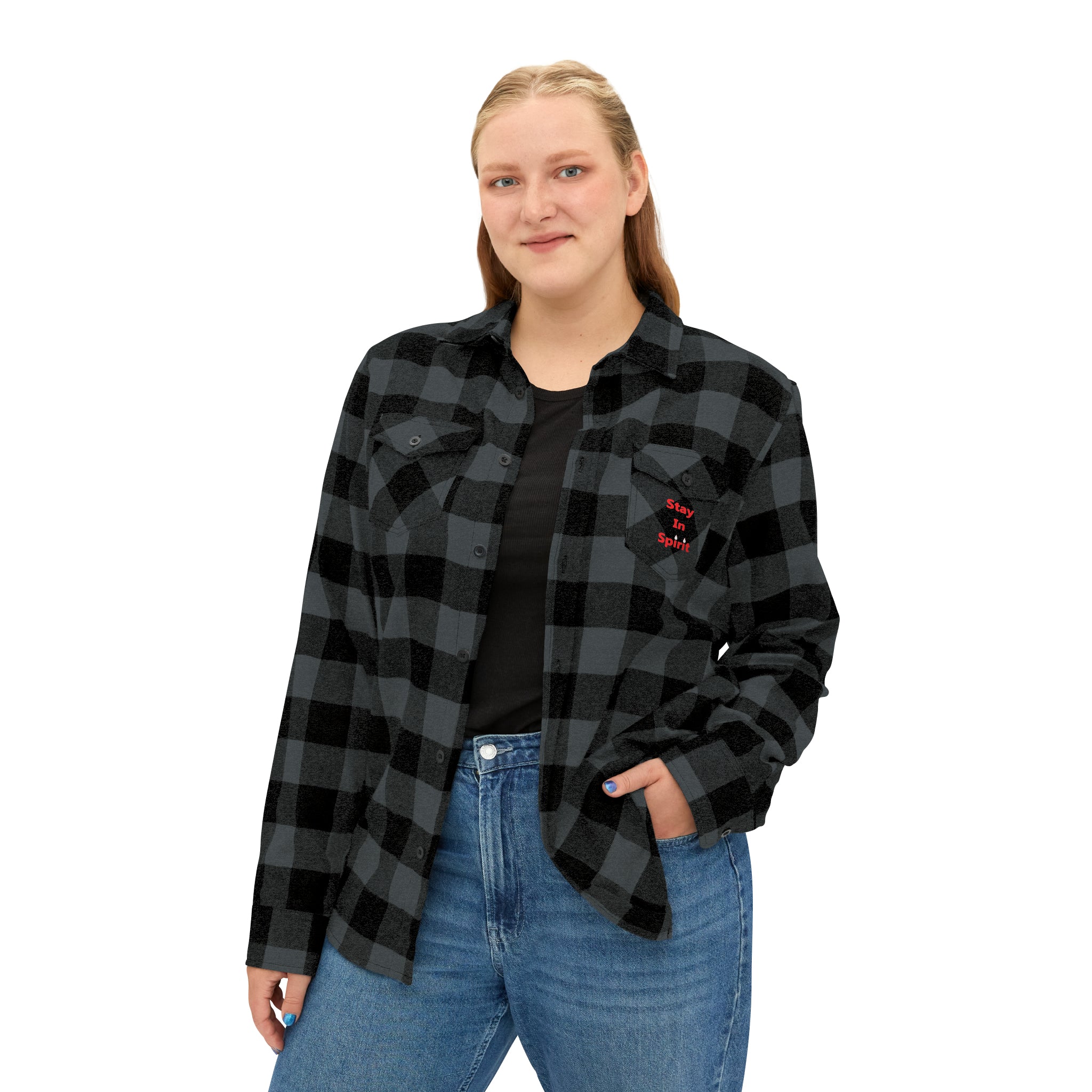 Stay In Spirit Unisex Flannel Shirt - Stay In Spirit Shop