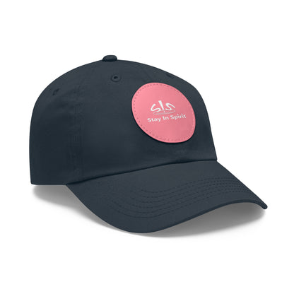 Stay In Spirit Dad Hat with Leather Round Patch