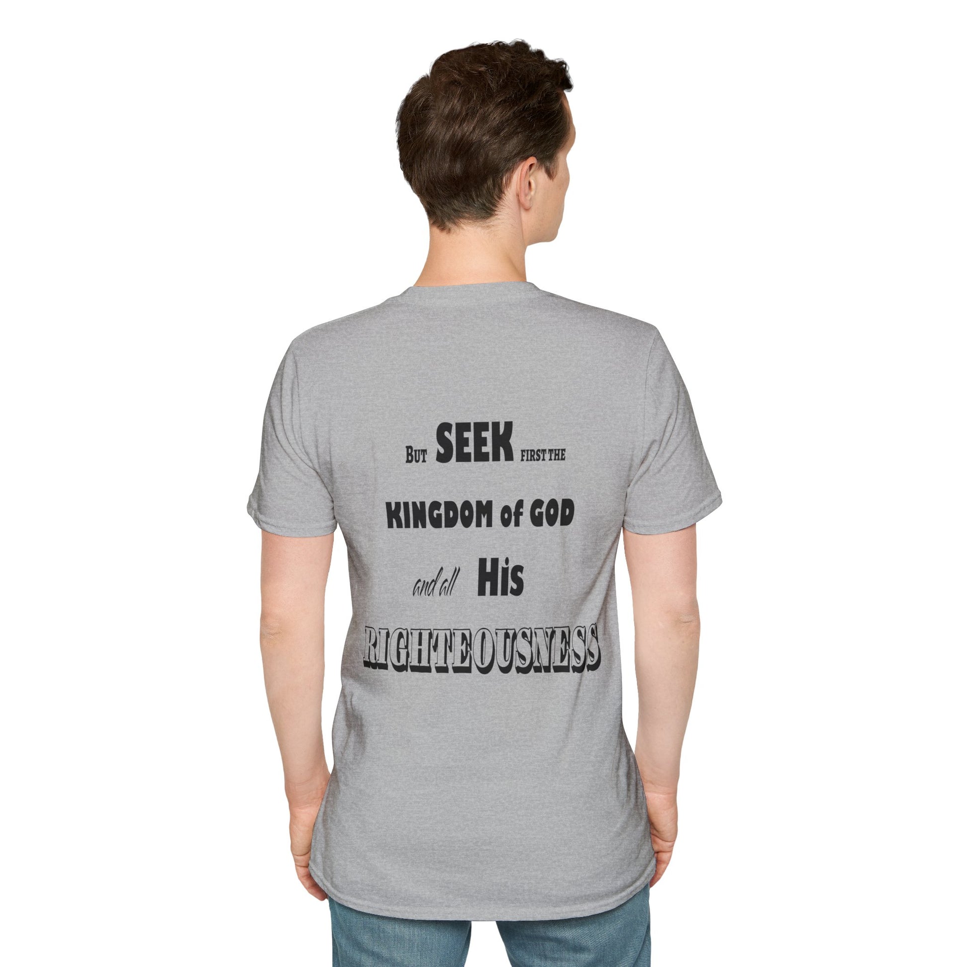 Seek First Unisex Softstyle T-Shirt - Stay In Spirit Shop