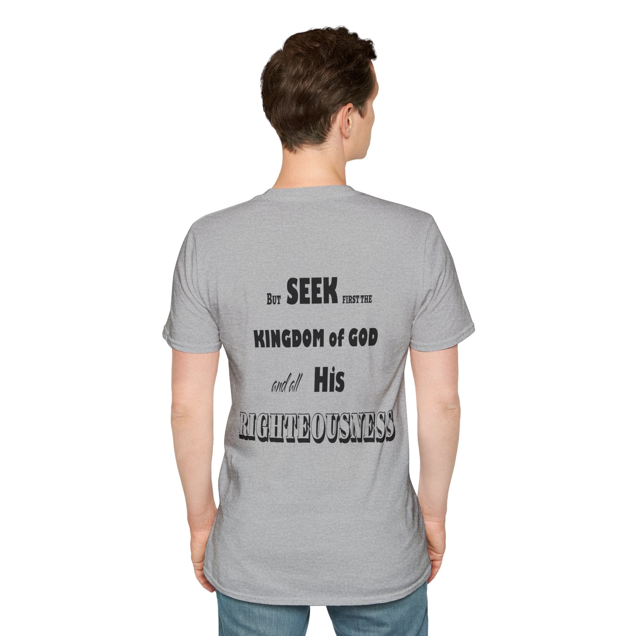 Seek First Unisex Softstyle T-Shirt - Stay In Spirit Shop