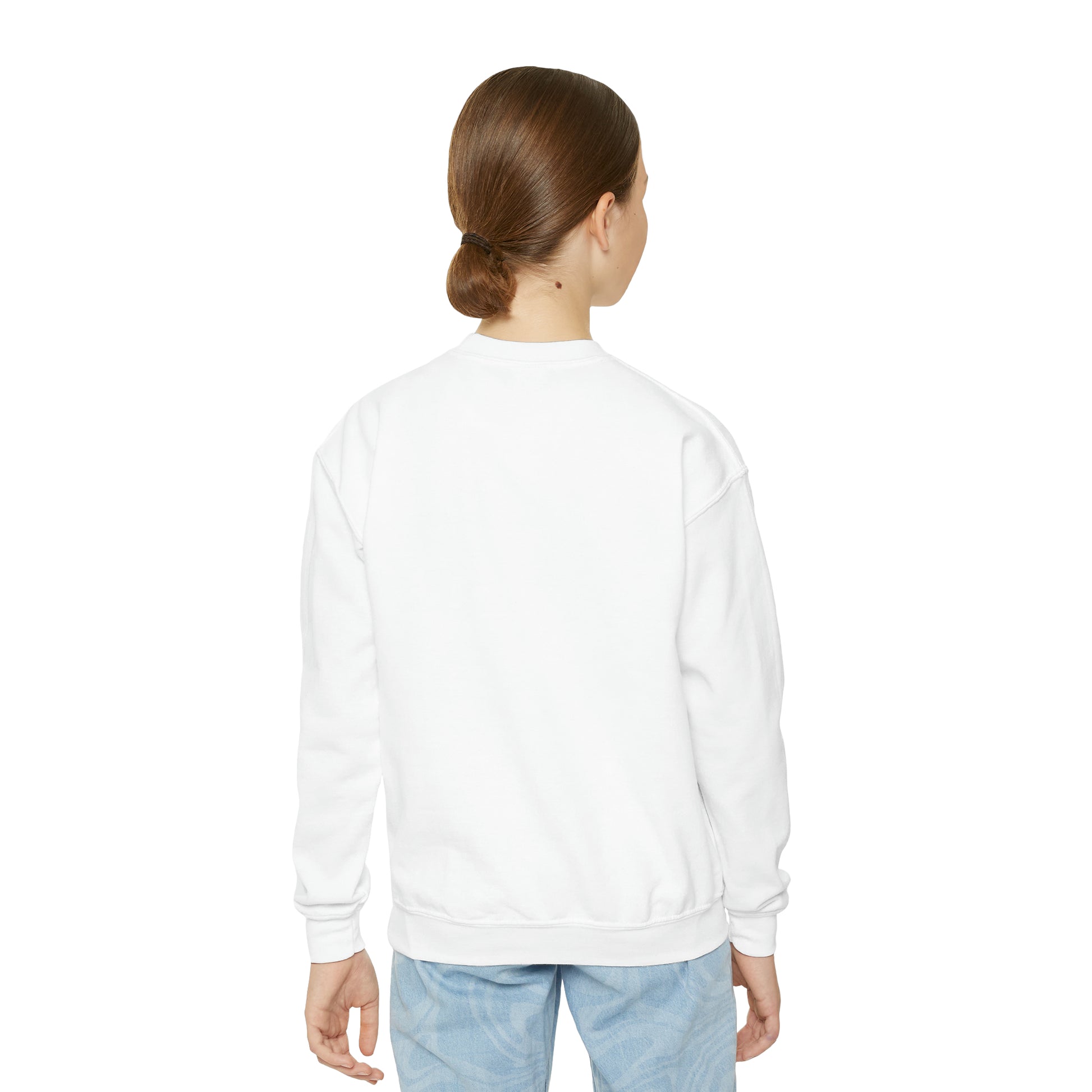 Stay In Spirit Logo (Purple/Pink) Youth Crewneck Sweatshirt - Stay In Spirit Shop