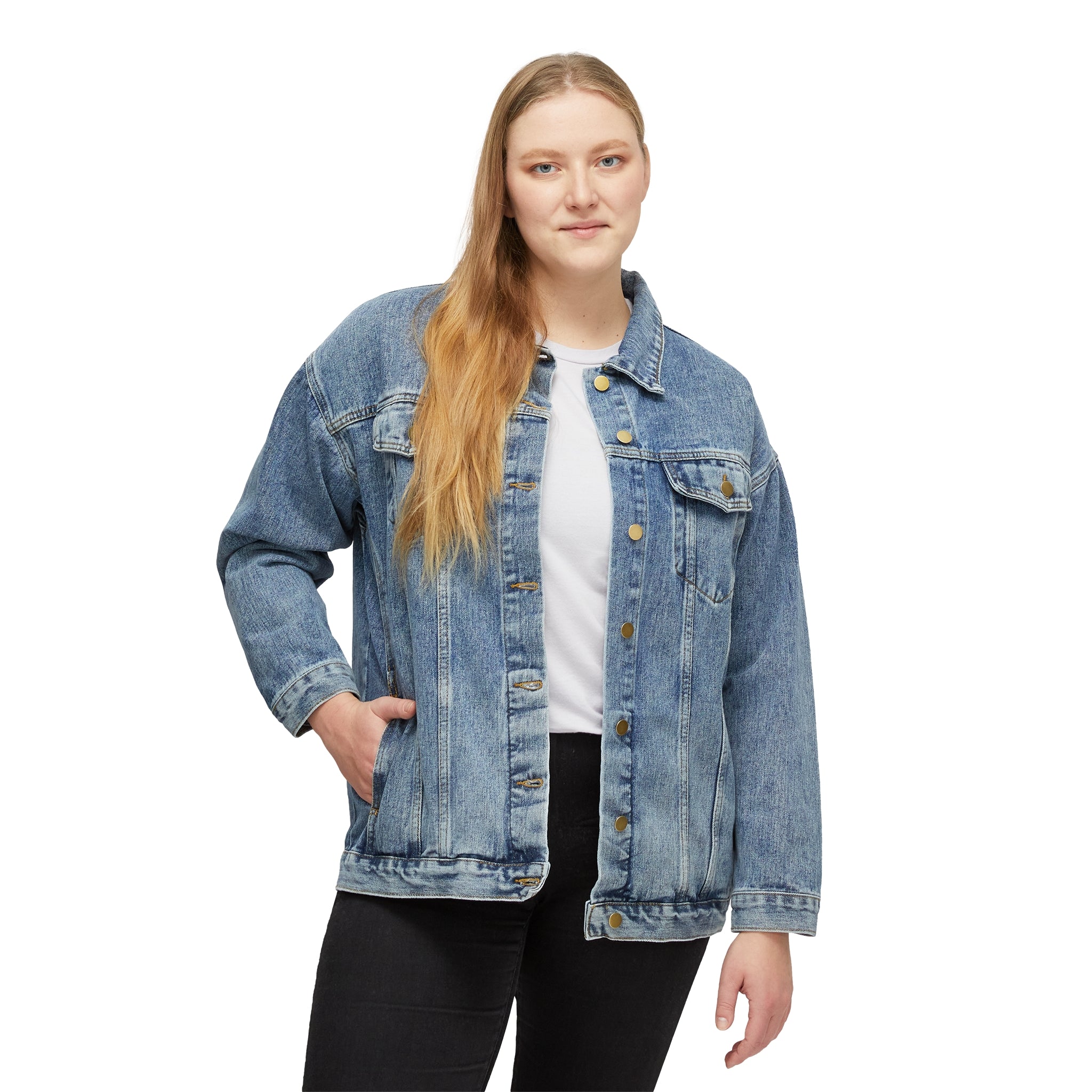 Stay In Spirit Women's Denim Jacket - Stay In Spirit Shop