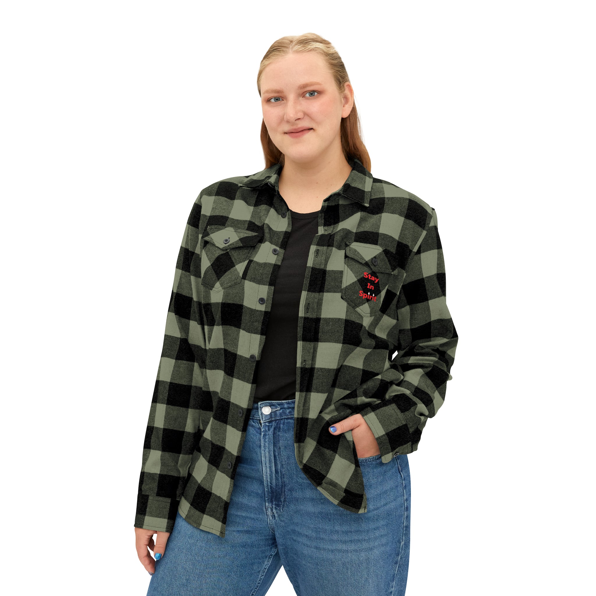 Stay In Spirit Unisex Flannel Shirt - Stay In Spirit Shop