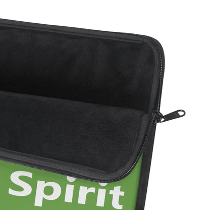 Green Stay In Spirit Laptop Sleeve - Stay In Spirit Shop