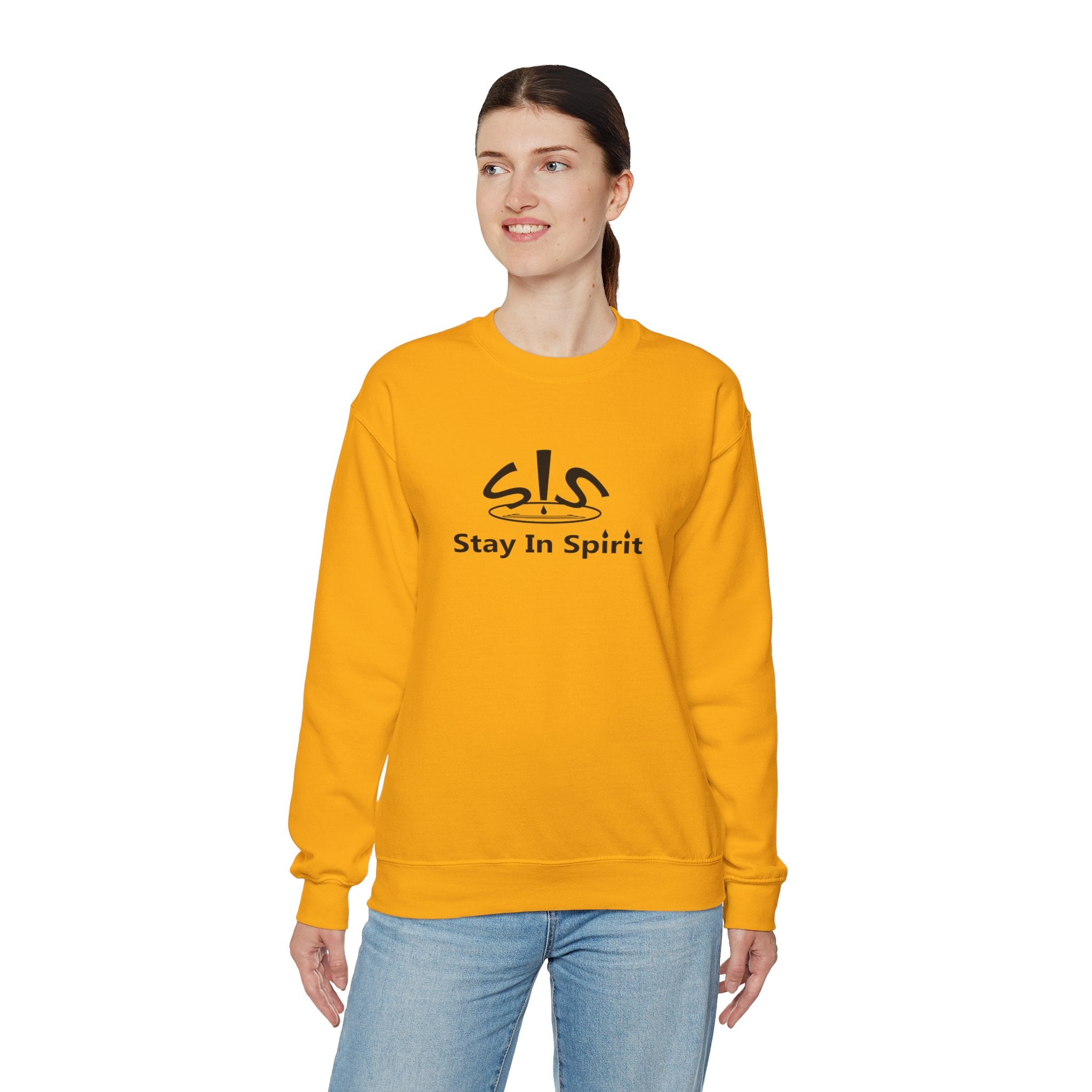 Stay In Spirit Logo (Black) Unisex Heavy Blend™ Crewneck Sweatshirt - Stay In Spirit Shop