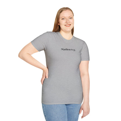 Seek First Unisex Softstyle T-Shirt - Stay In Spirit Shop