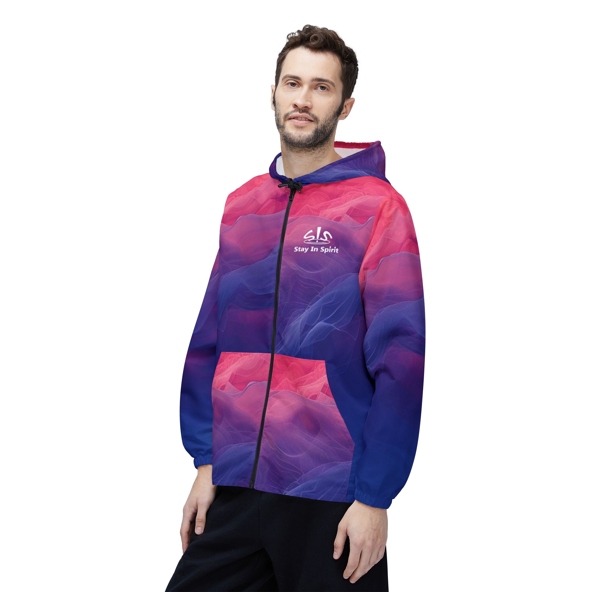 Stay In Spirit Colorful Two Toned Windbreaker Jacket - Stay In Spirit Shop