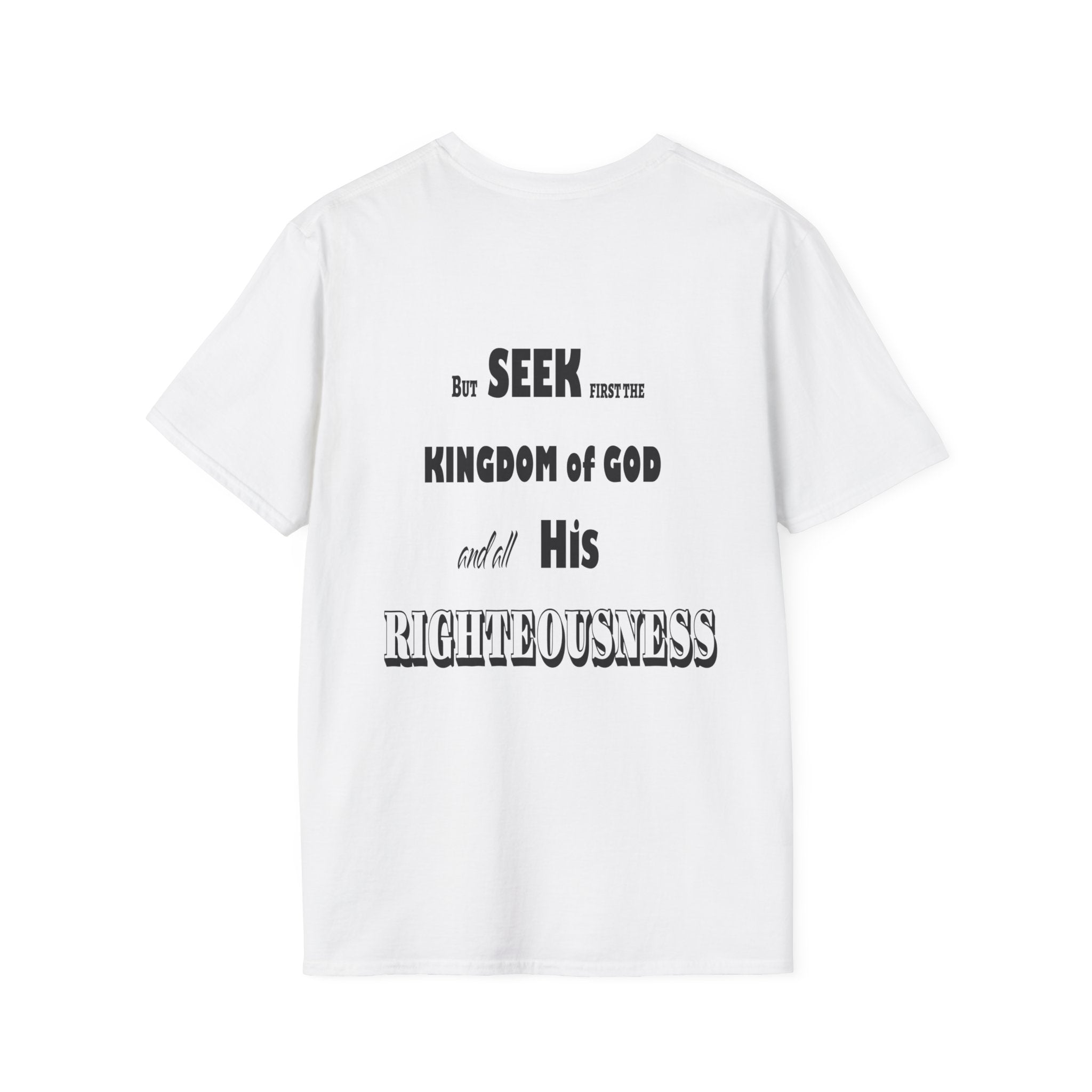 Seek First Unisex Softstyle T-Shirt - Stay In Spirit Shop