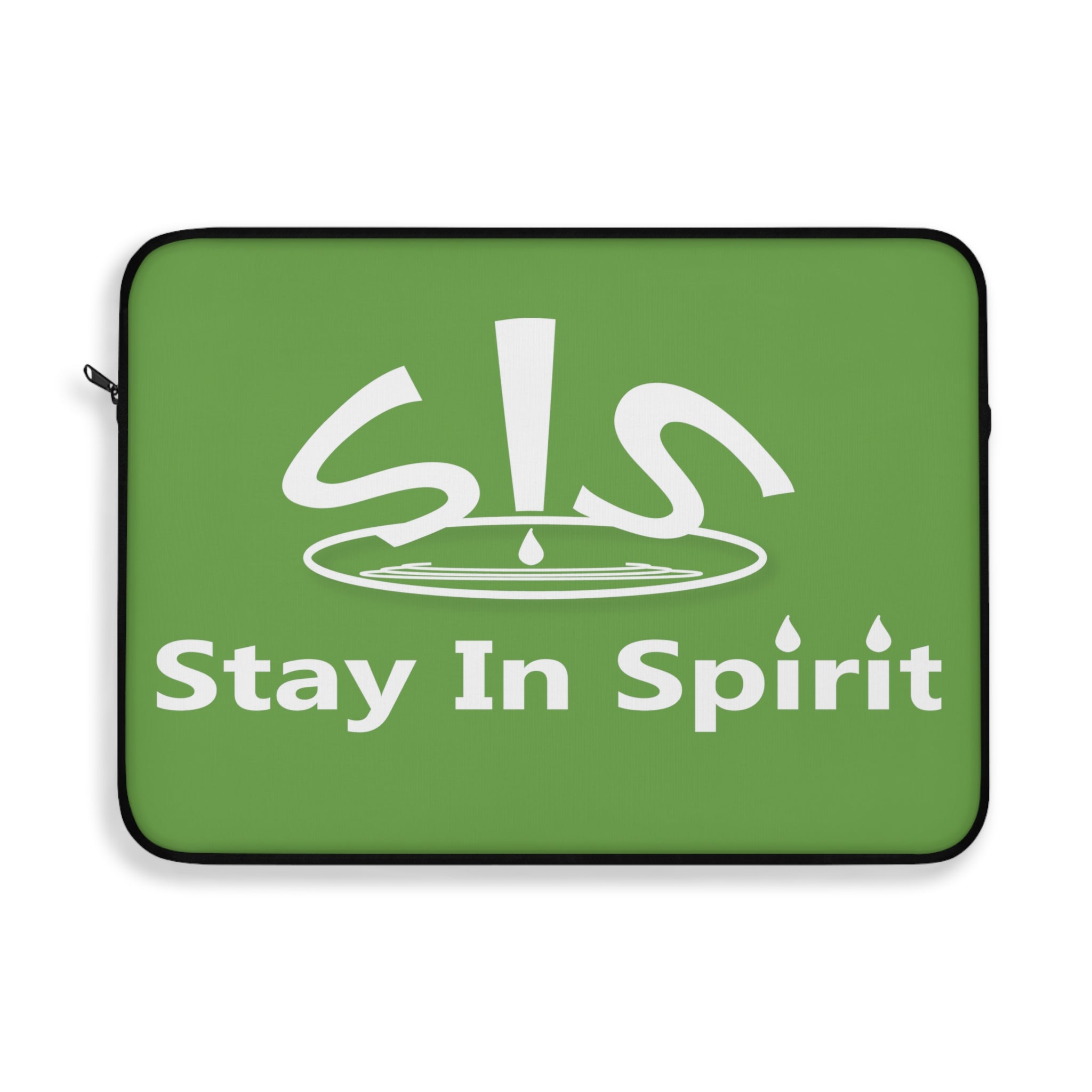 Green Stay In Spirit Laptop Sleeve - Stay In Spirit Shop