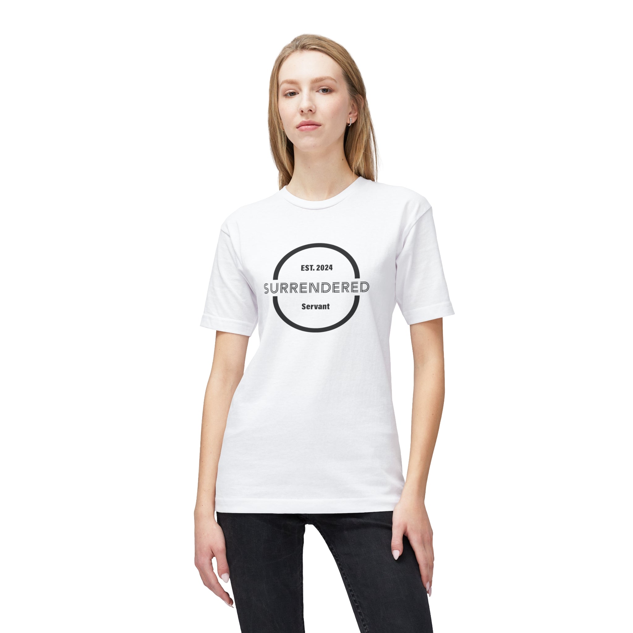 Surrendered Servant Unisex Midweight T-shirt - Stay In Spirit Shop