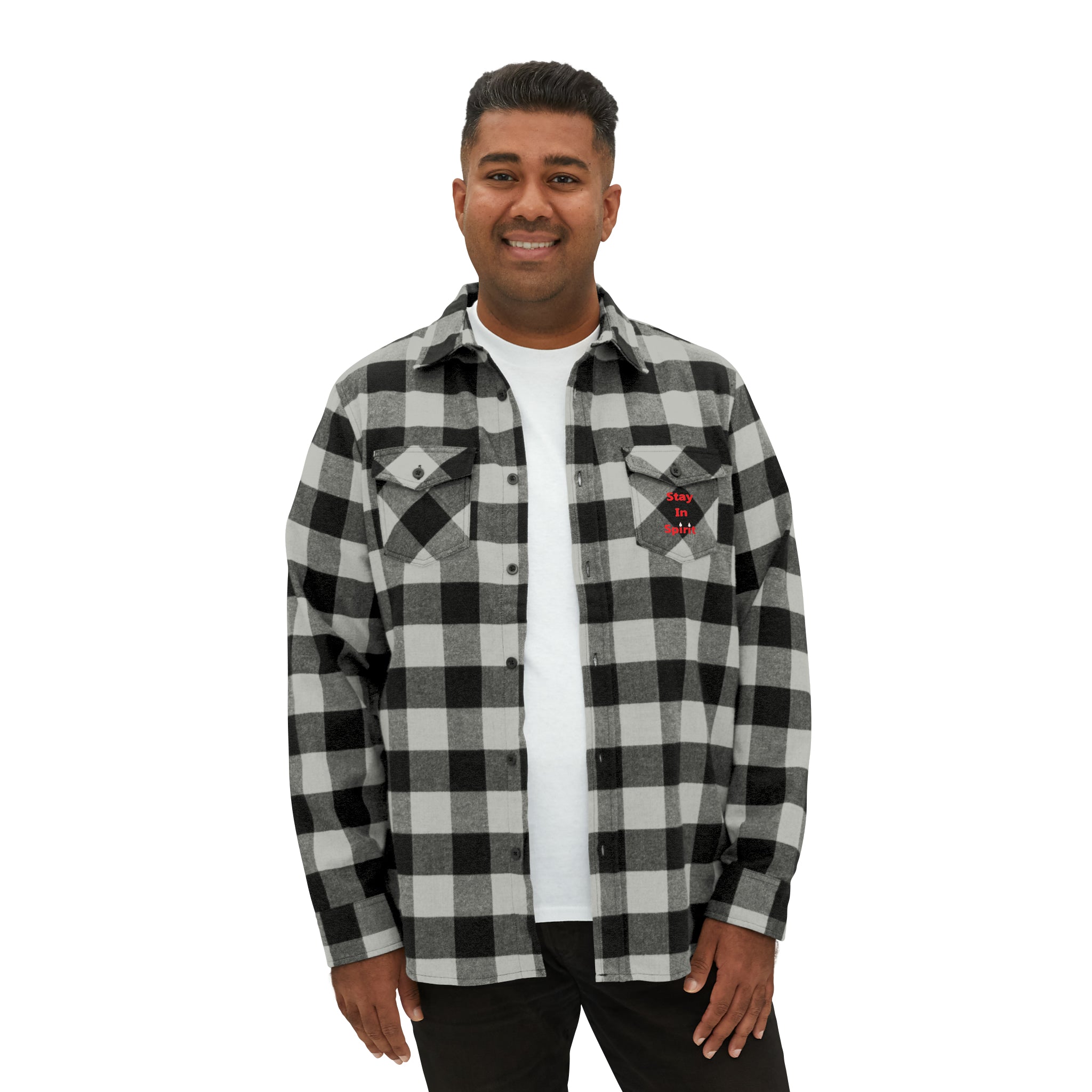 Stay In Spirit Unisex Flannel Shirt - Stay In Spirit Shop