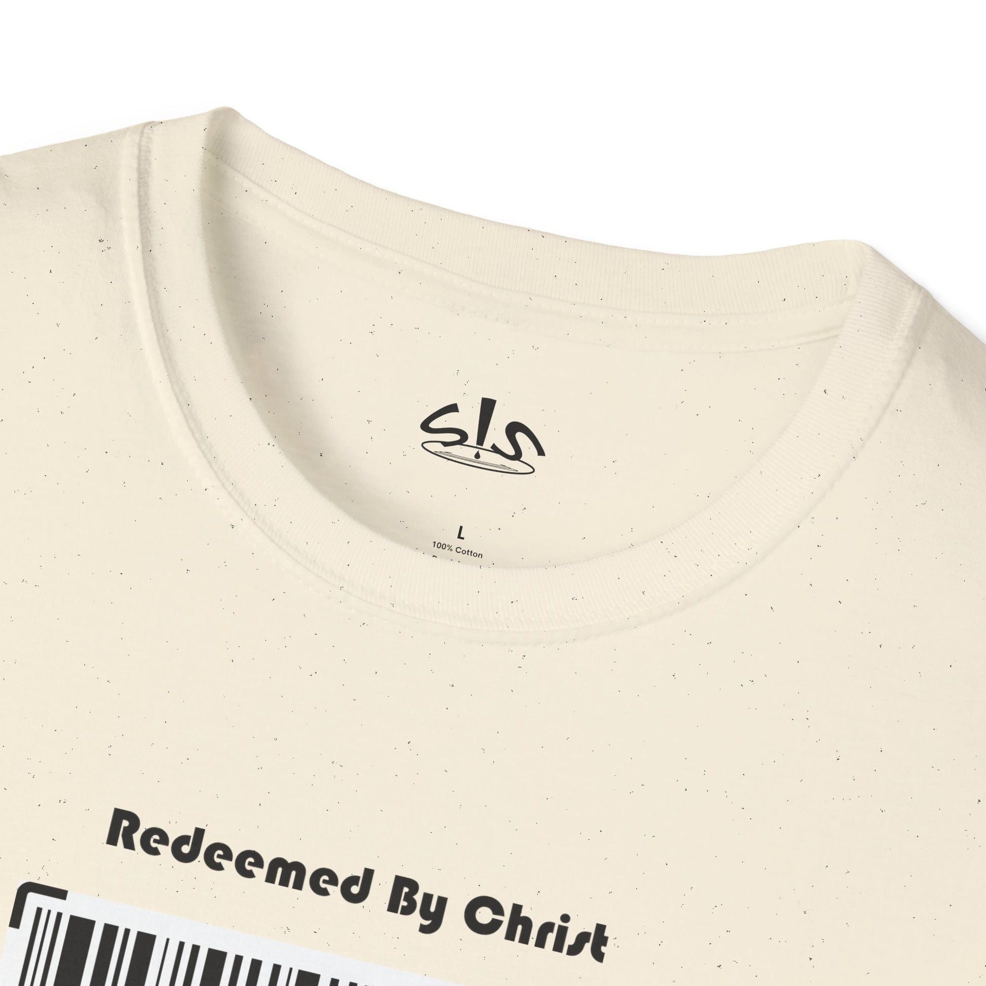 Redeemed by Christ (Black) Unisex Softstyle T-Shirt - Stay In Spirit Shop