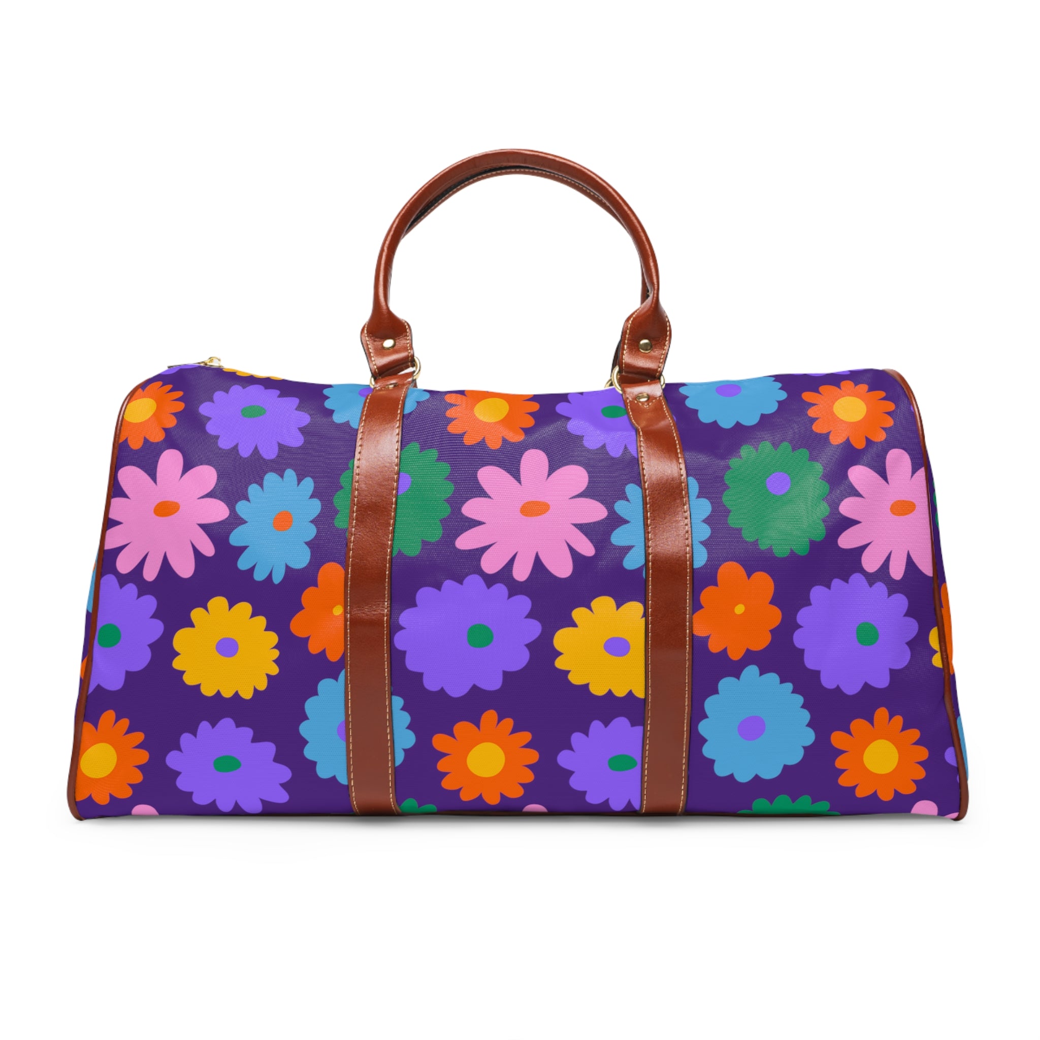 Stay In Spirit Purple Flower Waterproof Travel Bag (Luxury) - Stay In Spirit Shop