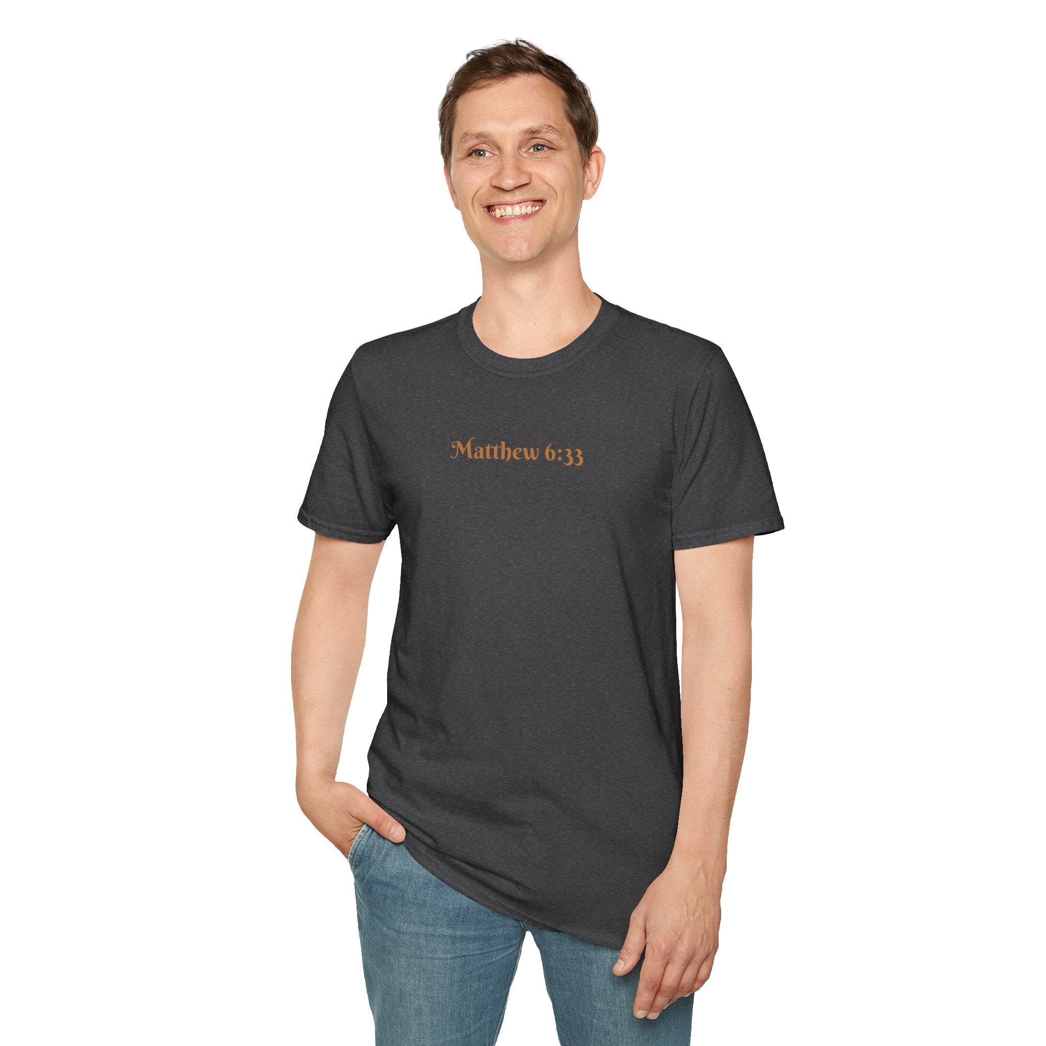 Seek First (Color) Unisex Softstyle T-Shirt