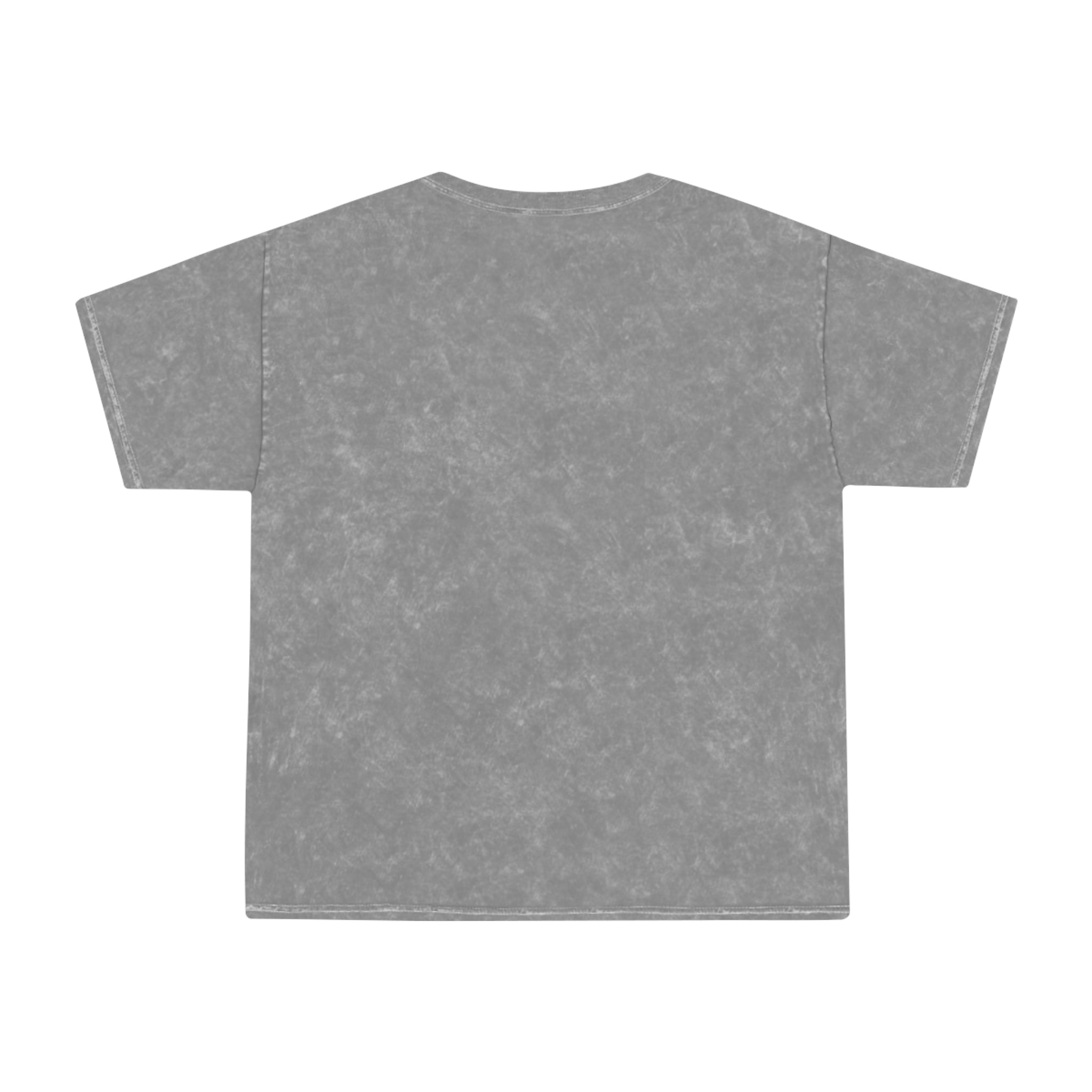 Joyful Lettered (Black) Unisex Mineral Wash T-Shirt (Gray) - Stay In Spirit Shop