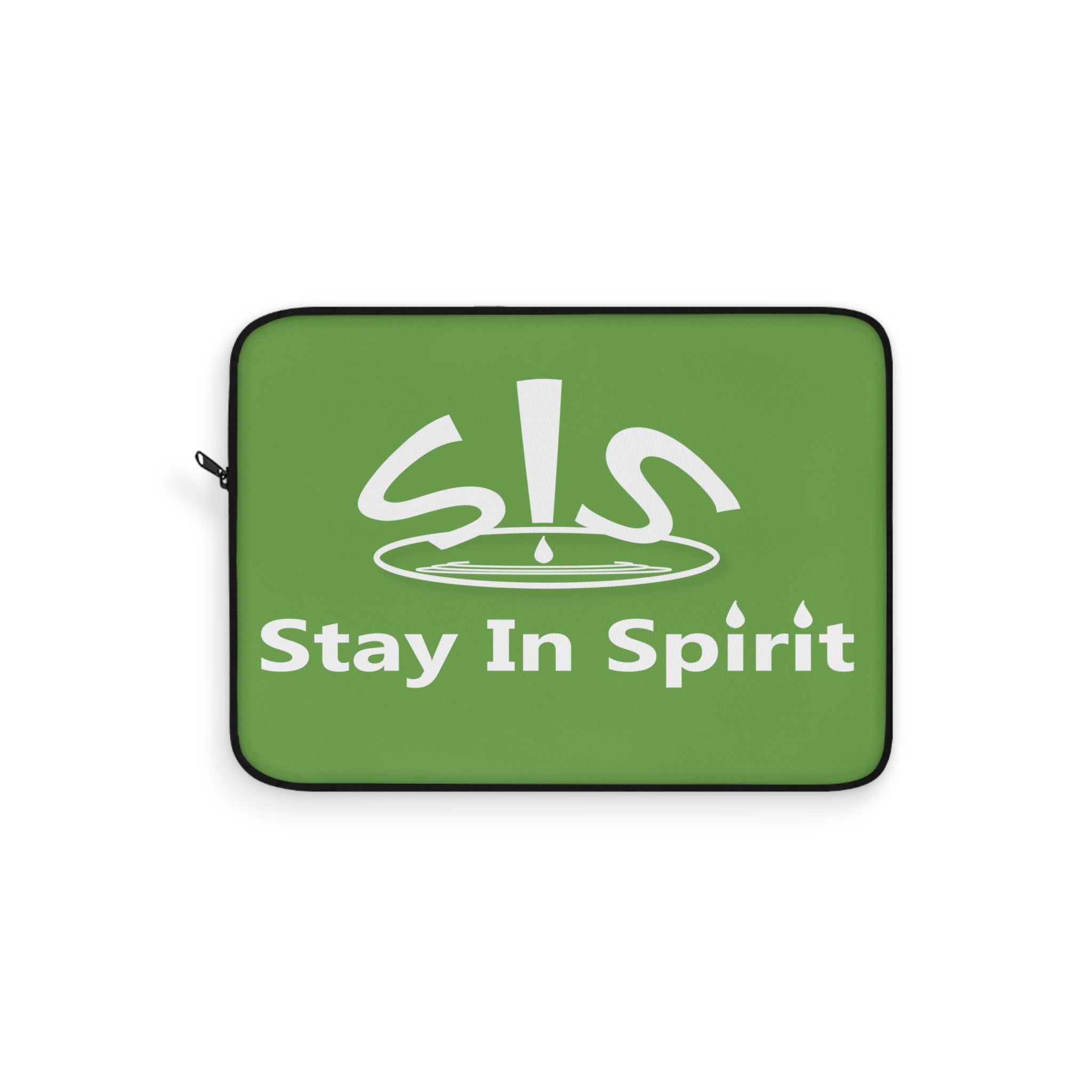 Green Stay In Spirit Laptop Sleeve - Stay In Spirit Shop