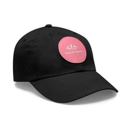 Stay In Spirit Dad Hat with Leather Round Patch
