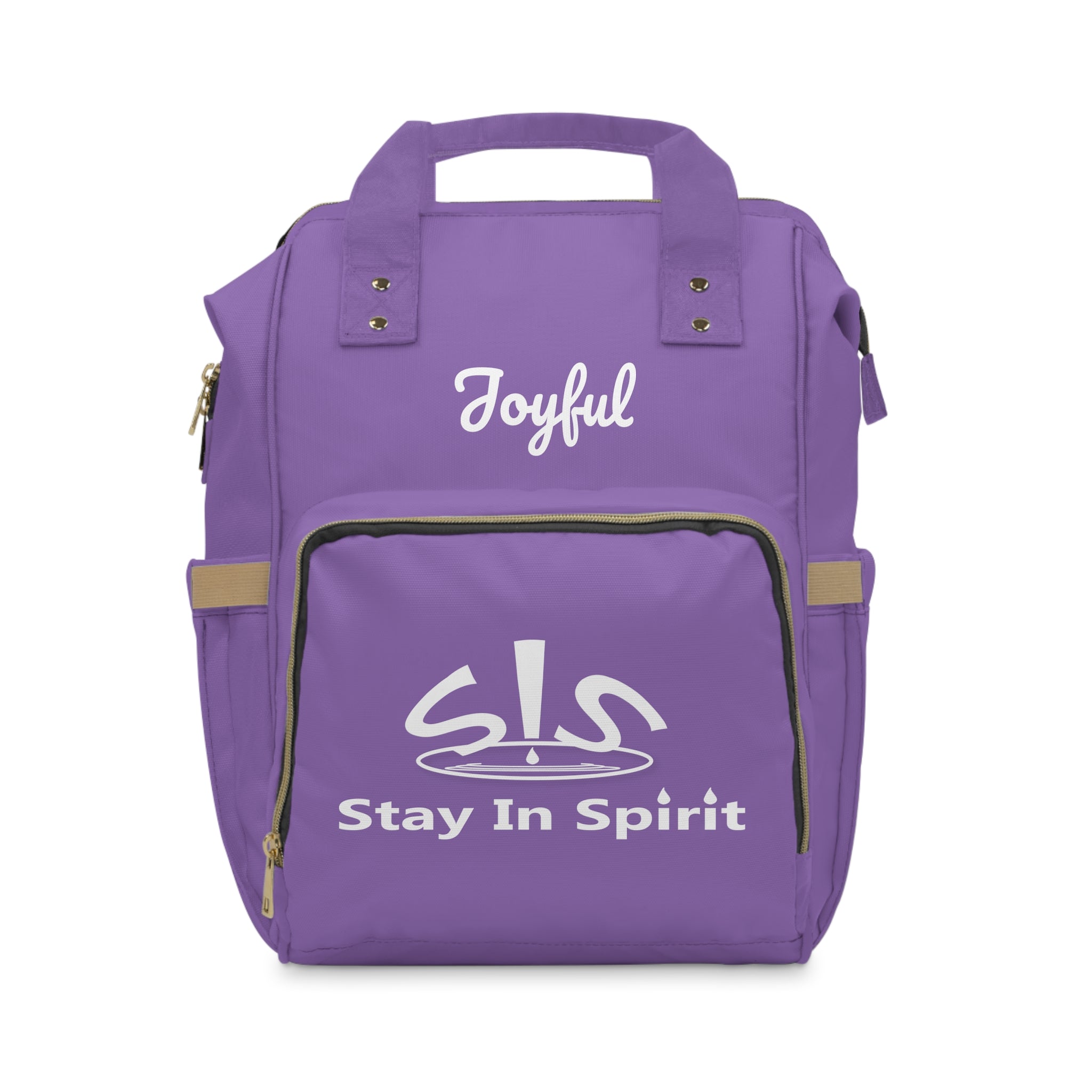 Purple Stay In Spirit Multifunctional Diaper Backpack - Stay In Spirit Shop