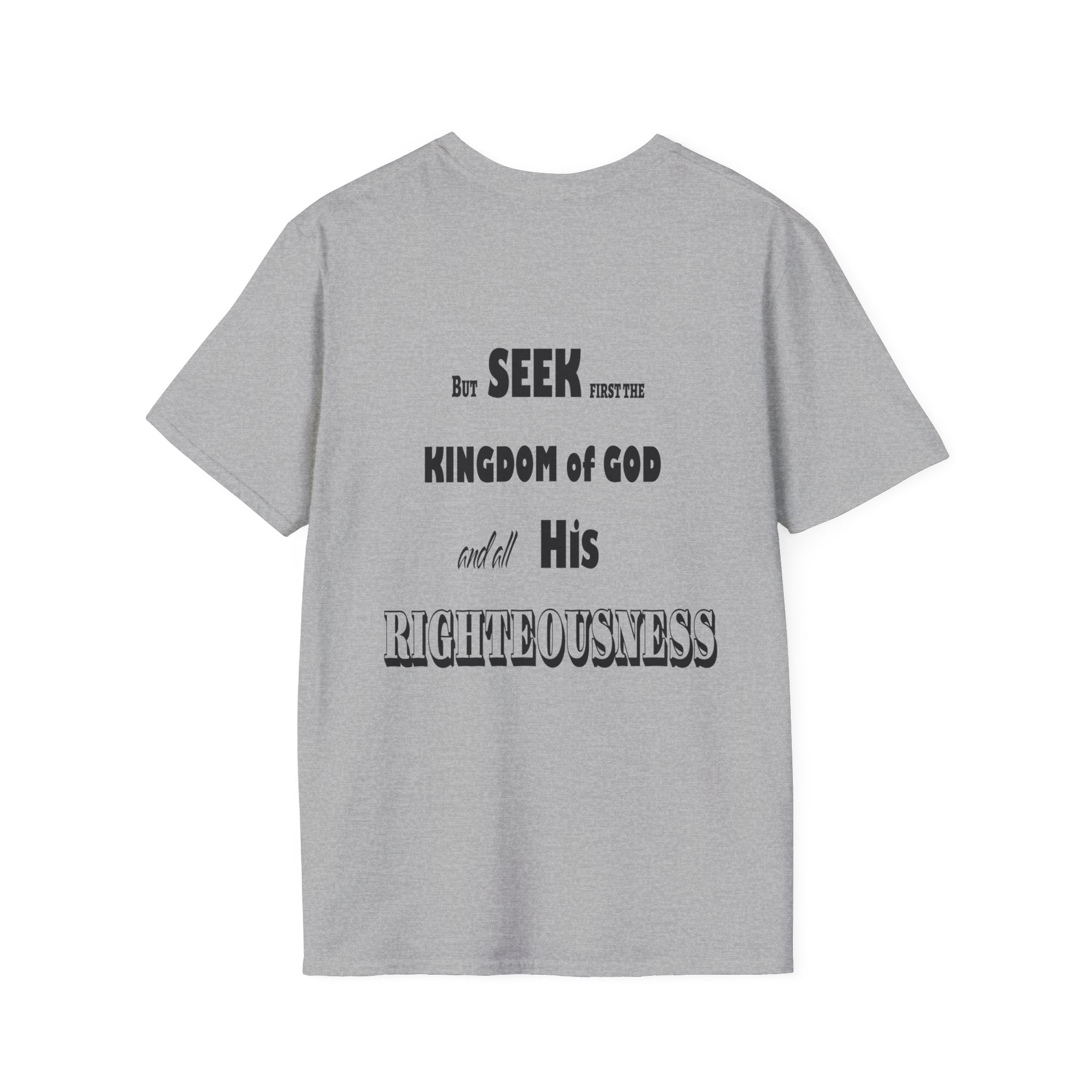 Seek First Unisex Softstyle T-Shirt - Stay In Spirit Shop