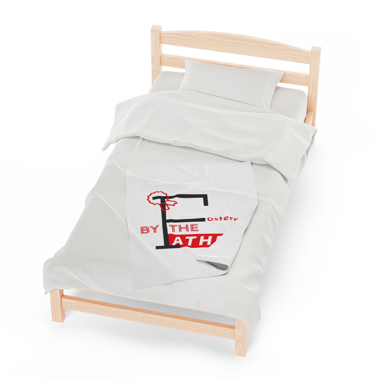 Fostered by the Father Velveteen Plush Blanket - Stay In Spirit Shop