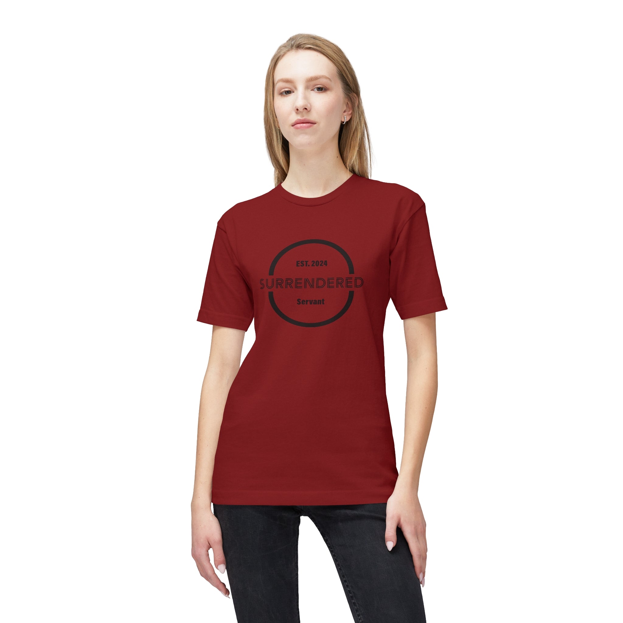 Surrendered Servant Unisex Midweight T-shirt - Stay In Spirit Shop