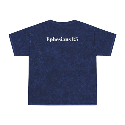 Fostered by the Father Unisex Mineral Wash T-Shirt - Stay In Spirit Shop