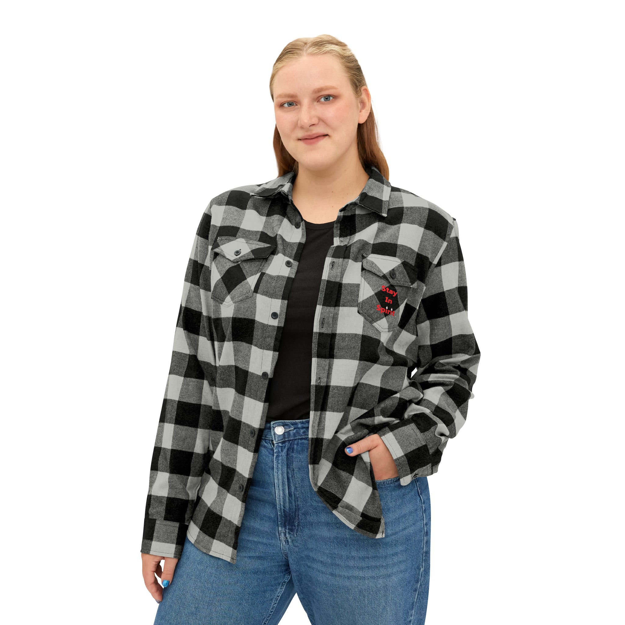 Stay In Spirit Unisex Flannel Shirt - Stay In Spirit Shop