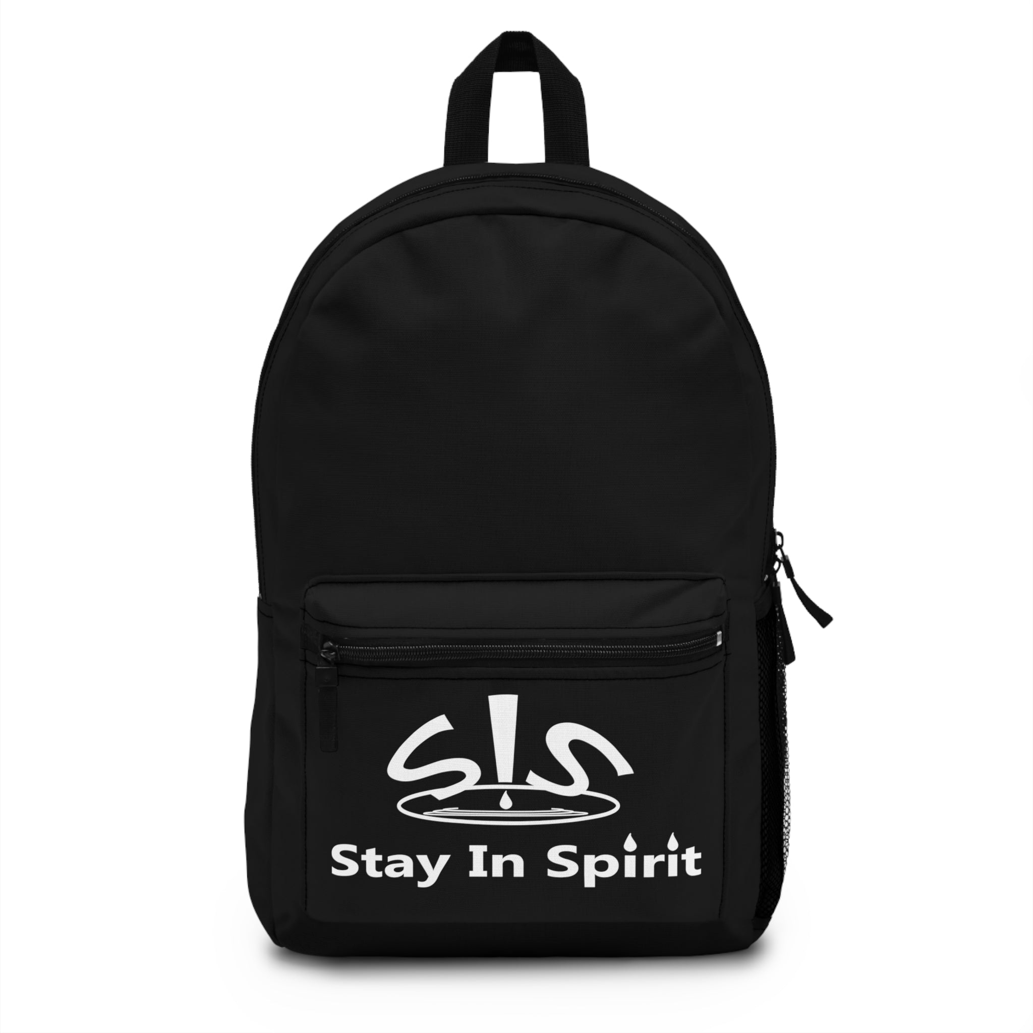 Black Stay In Spirit Backpack - Stay In Spirit Shop