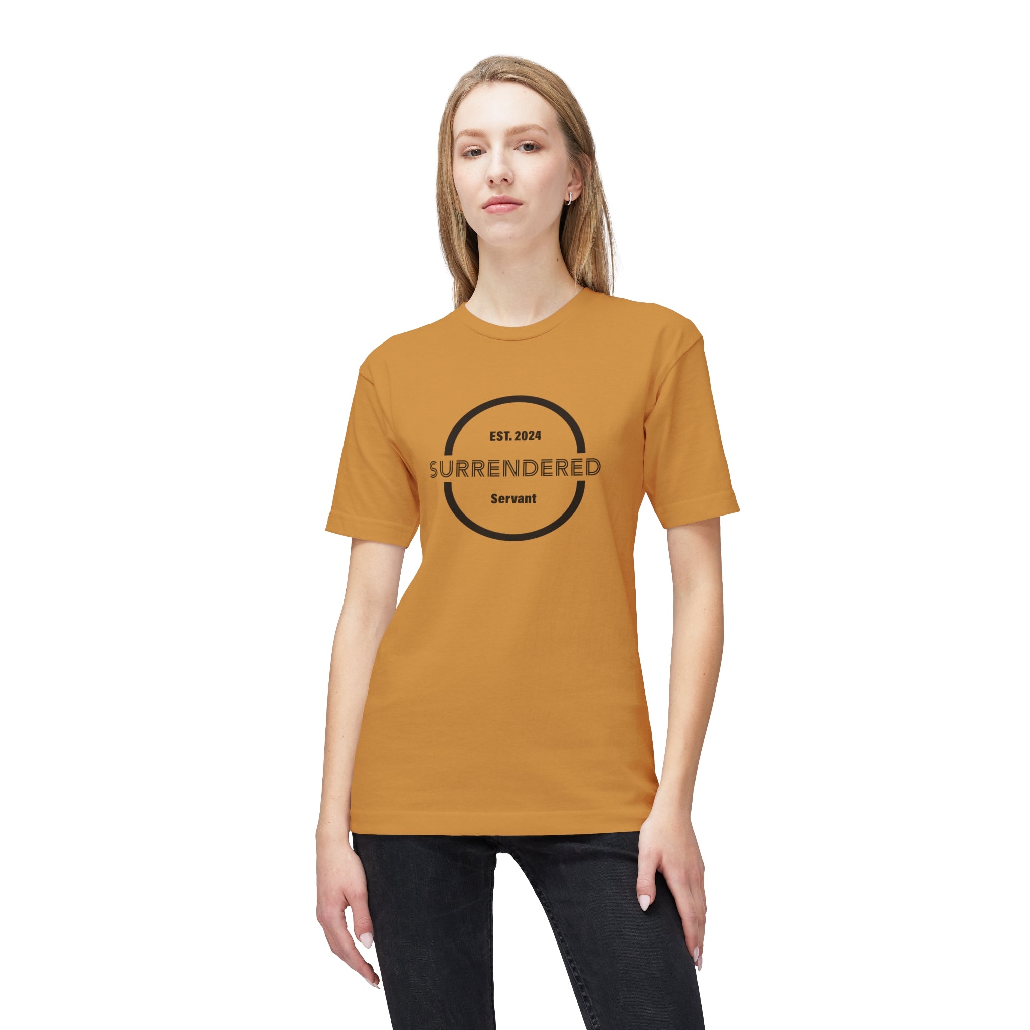 Surrendered Servant Unisex Midweight T-shirt - Stay In Spirit Shop