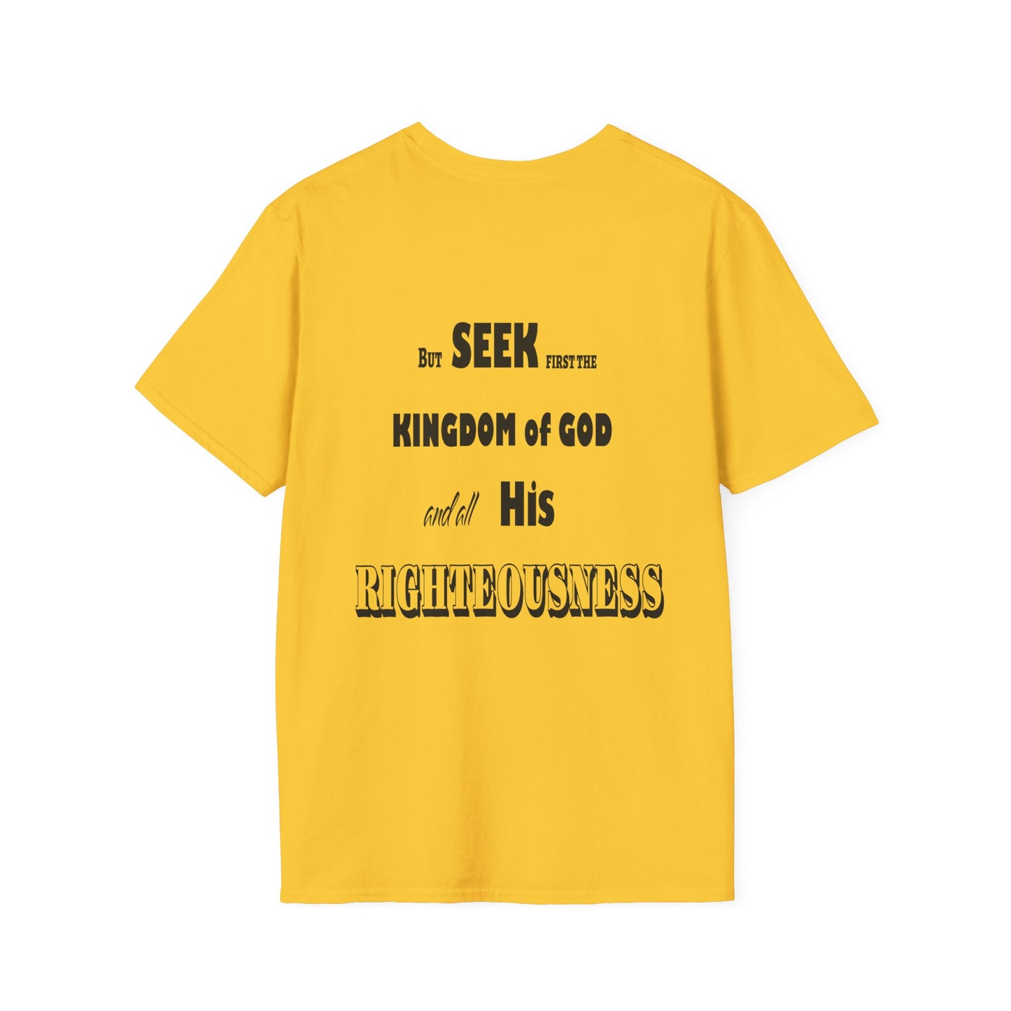 Seek First Unisex Softstyle T-Shirt - Stay In Spirit Shop