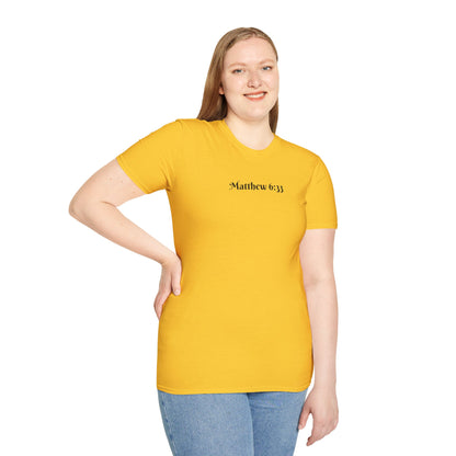 Seek First Unisex Softstyle T-Shirt - Stay In Spirit Shop