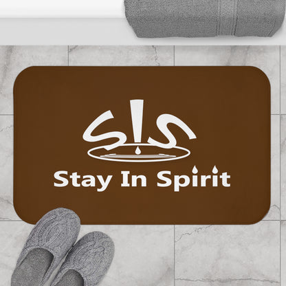 Stay In Spirit Bath Mat (Brown) - Stay In Spirit Shop