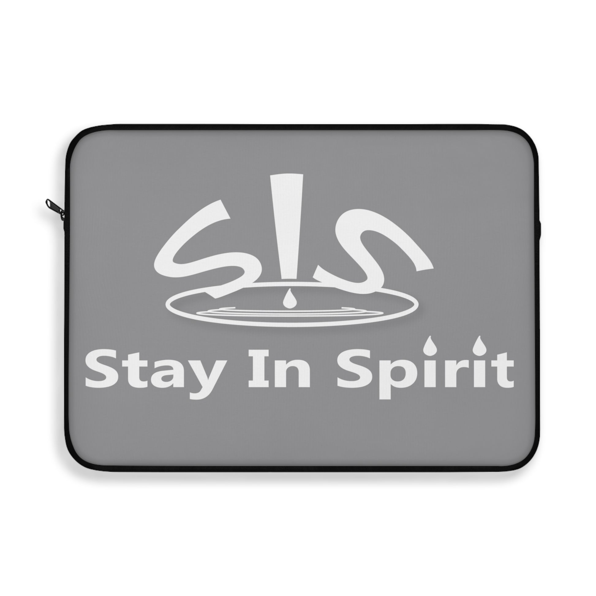 Gray Stay In Spirit Laptop Sleeve - Stay In Spirit Shop