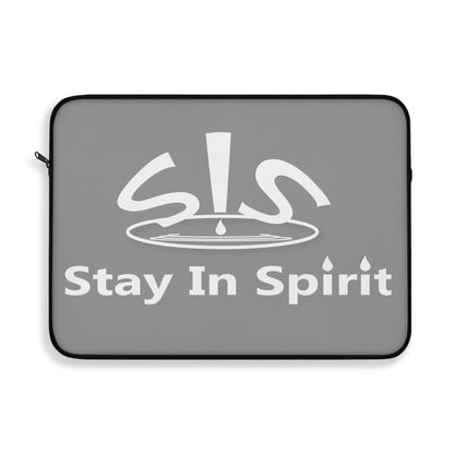 Gray Stay In Spirit Laptop Sleeve - Stay In Spirit Shop