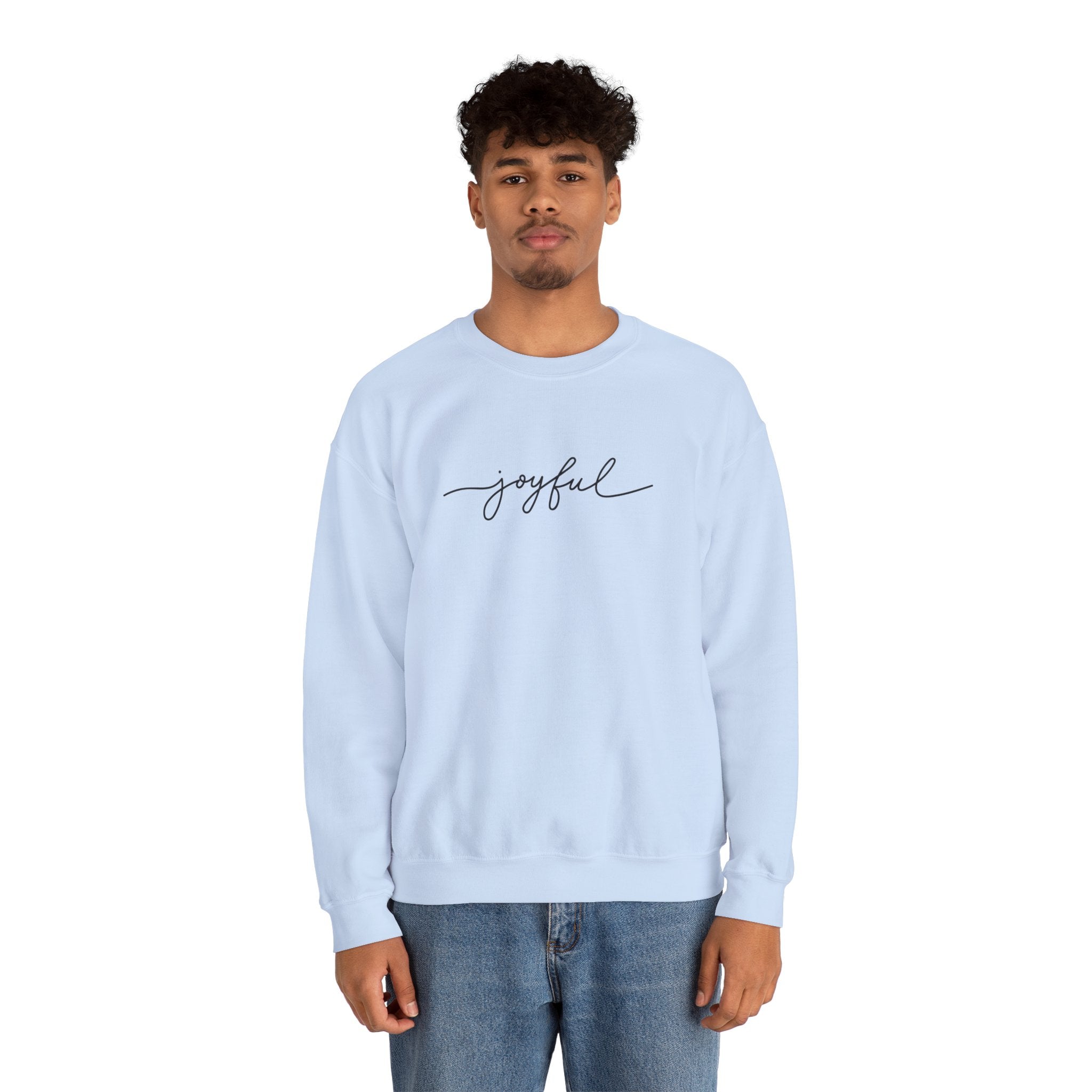 Joyful Unisex Crewneck Sweatshirt - Stay In Spirit Shop