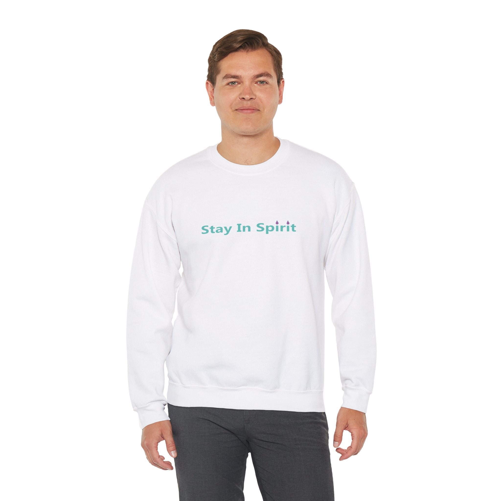 Stay In Spirit Lettered Unisex Heavy Blend™ Crewneck Sweatshirt - Stay In Spirit Shop