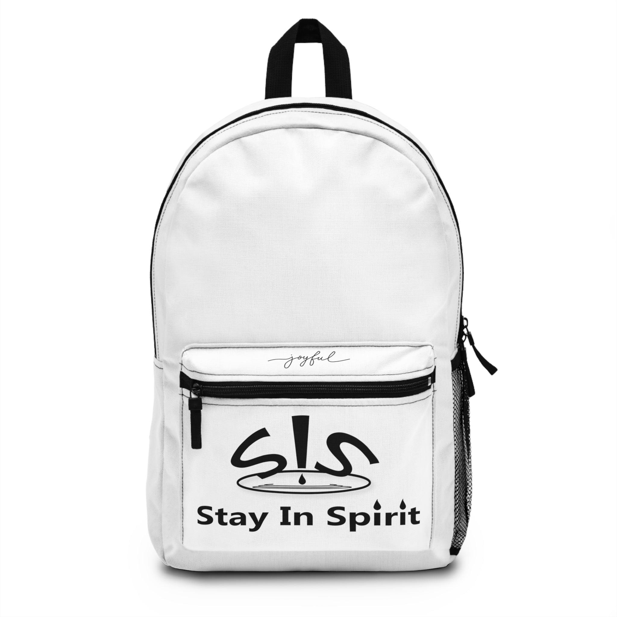 White Stay In Spirit Backpack - Stay In Spirit Shop