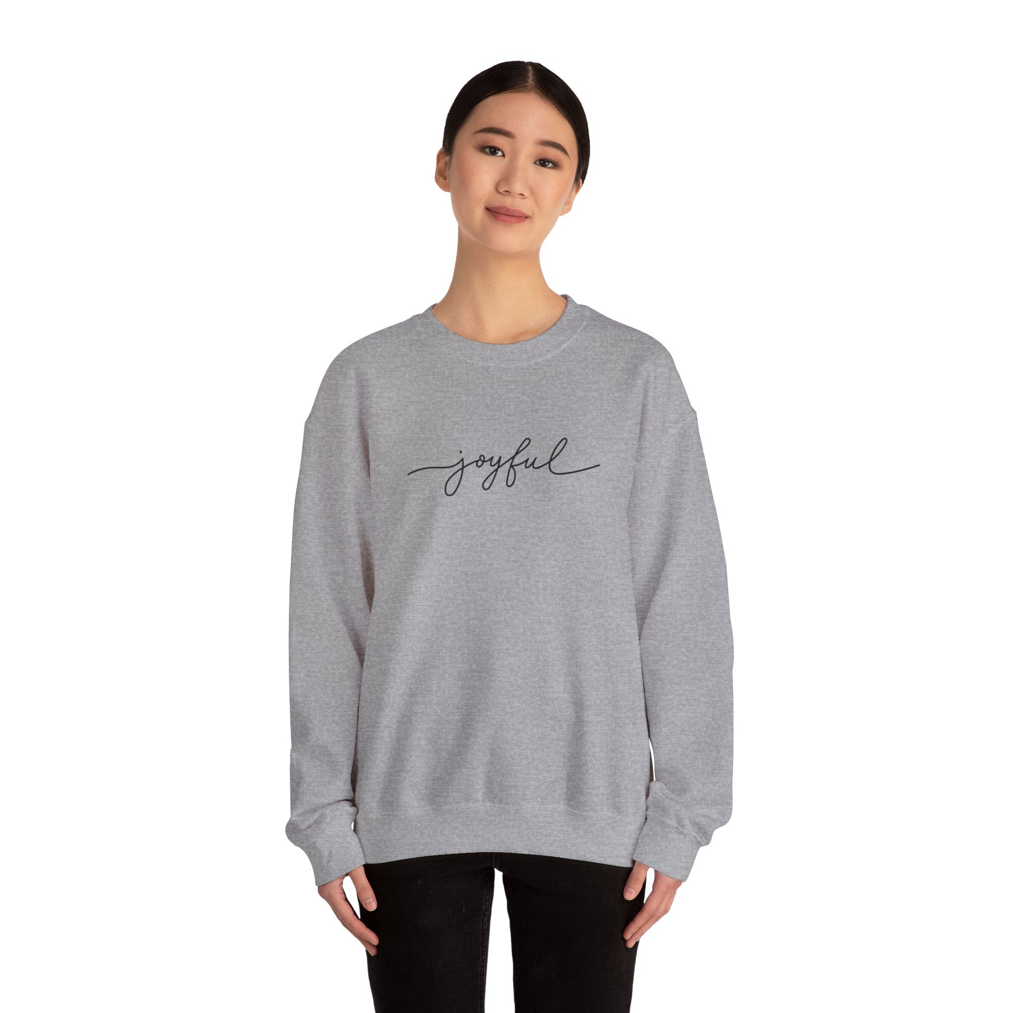 Joyful Unisex Crewneck Sweatshirt - Stay In Spirit Shop