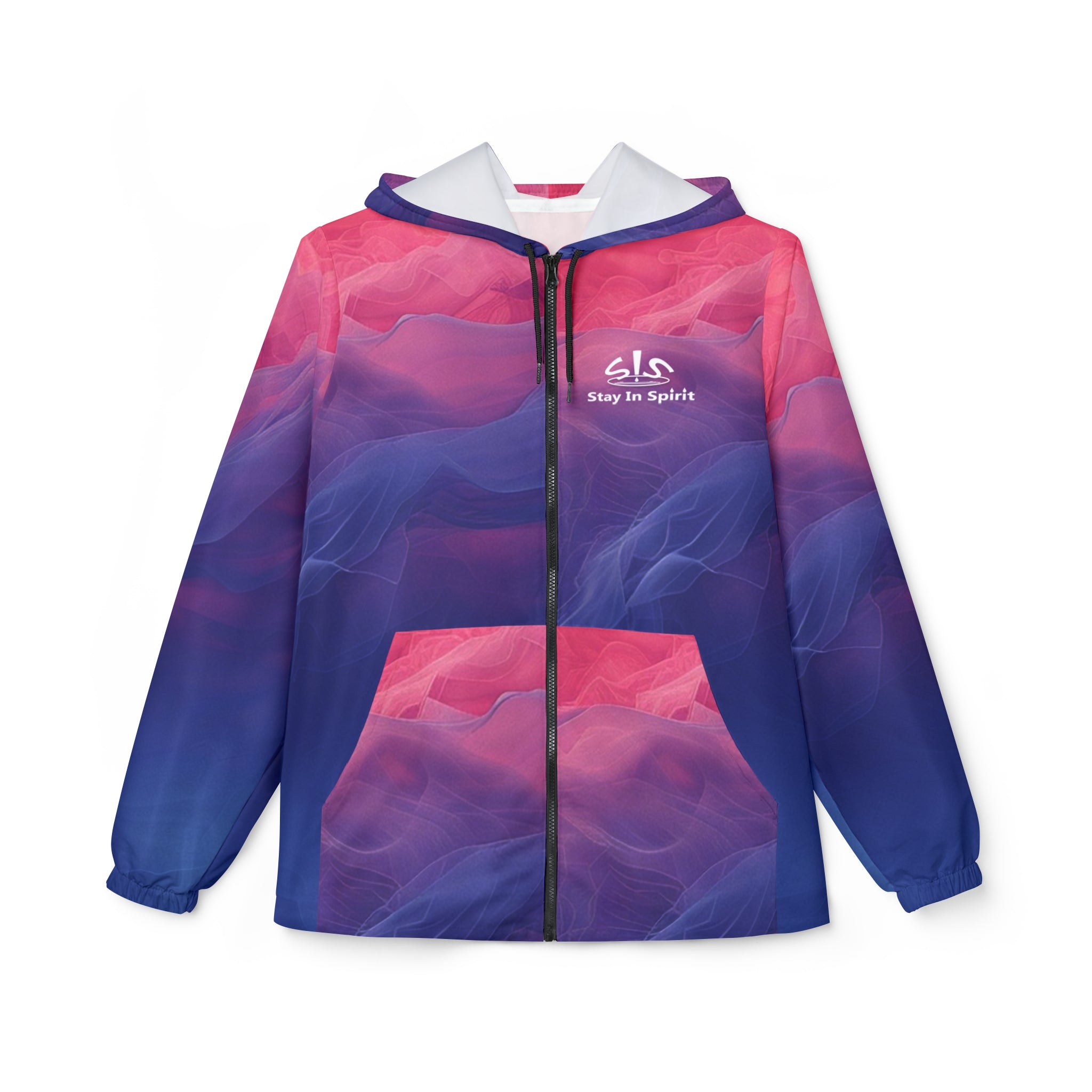 Stay In Spirit Colorful Two Toned Windbreaker Jacket - Stay In Spirit Shop