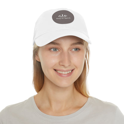 Stay In Spirit Dad Hat with Leather Round Patch