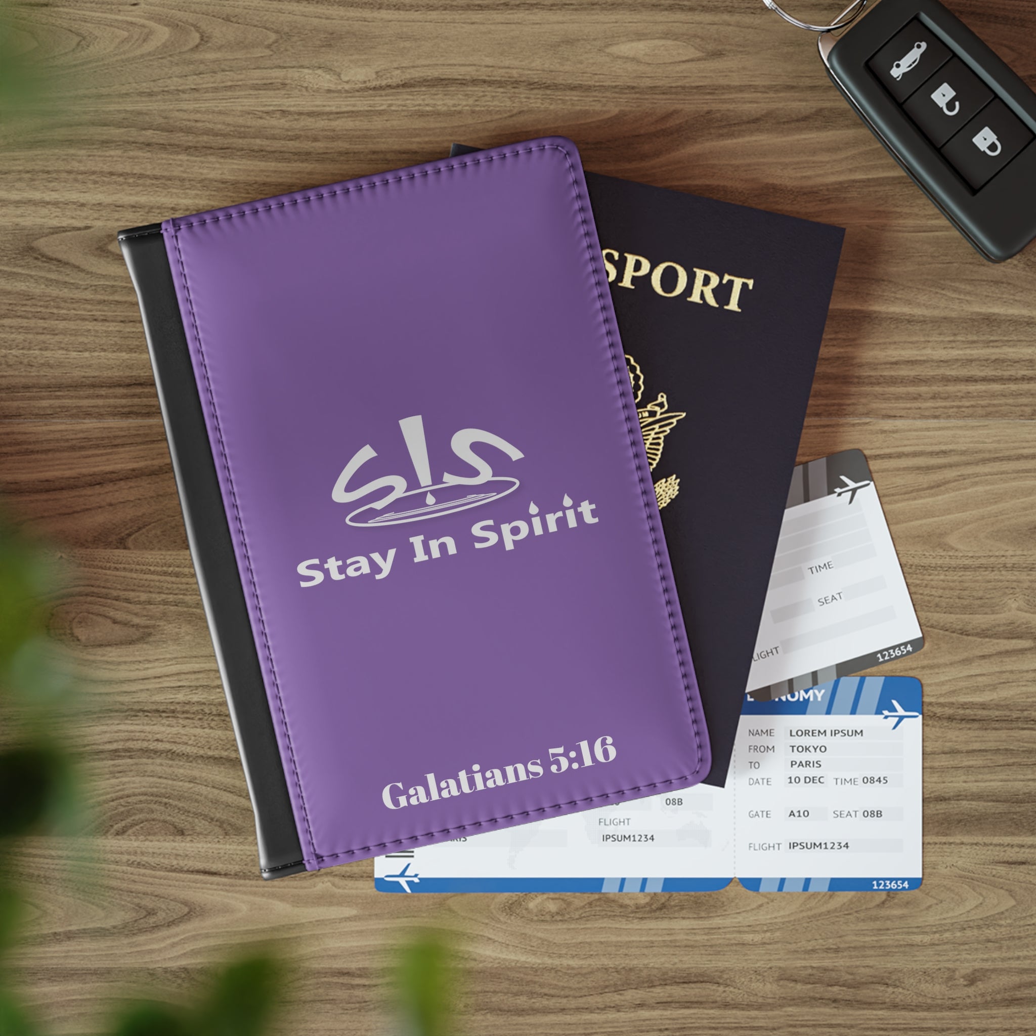 Light Purple Stay In Spirit Passport Cover - Stay In Spirit Shop