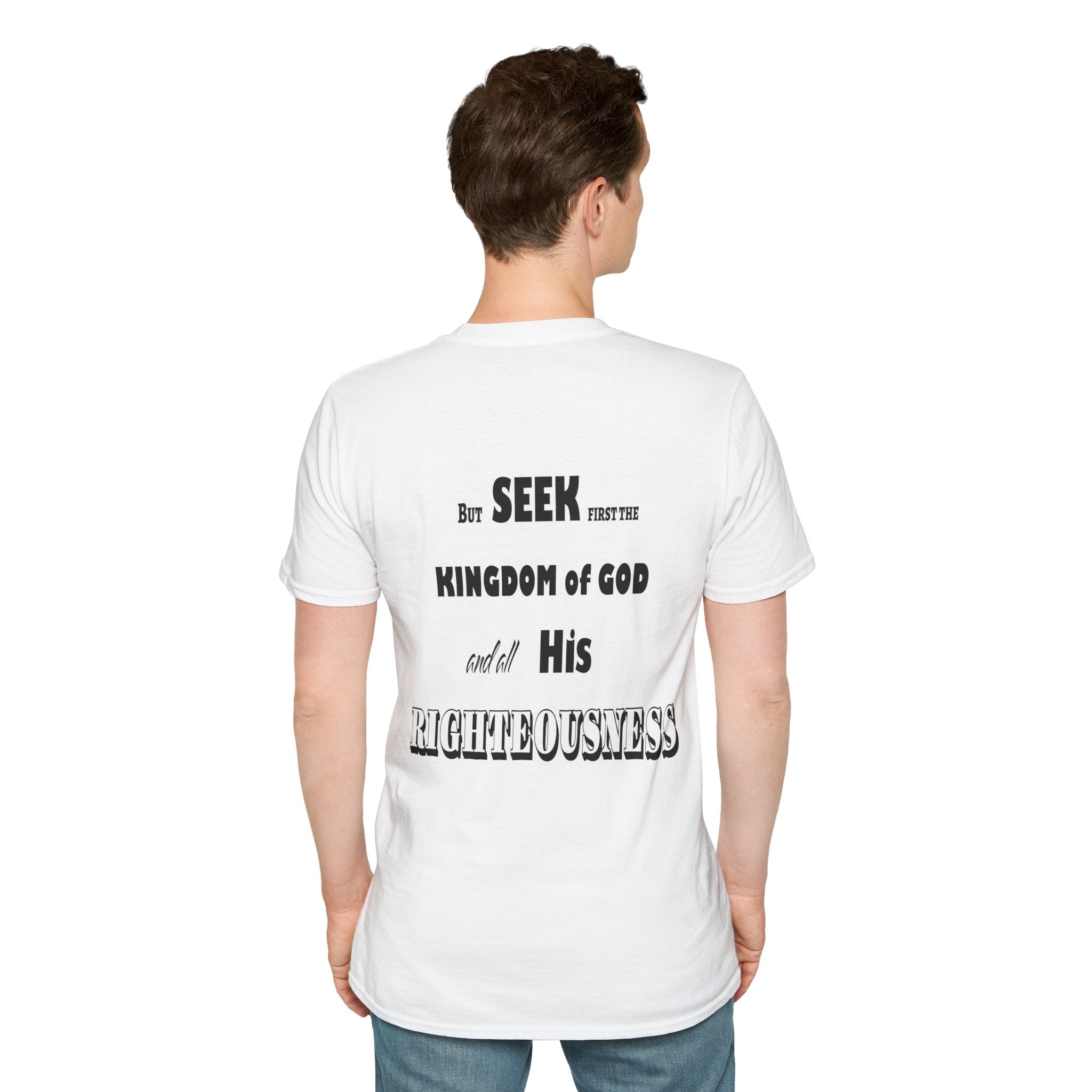 Seek First Unisex Softstyle T-Shirt - Stay In Spirit Shop